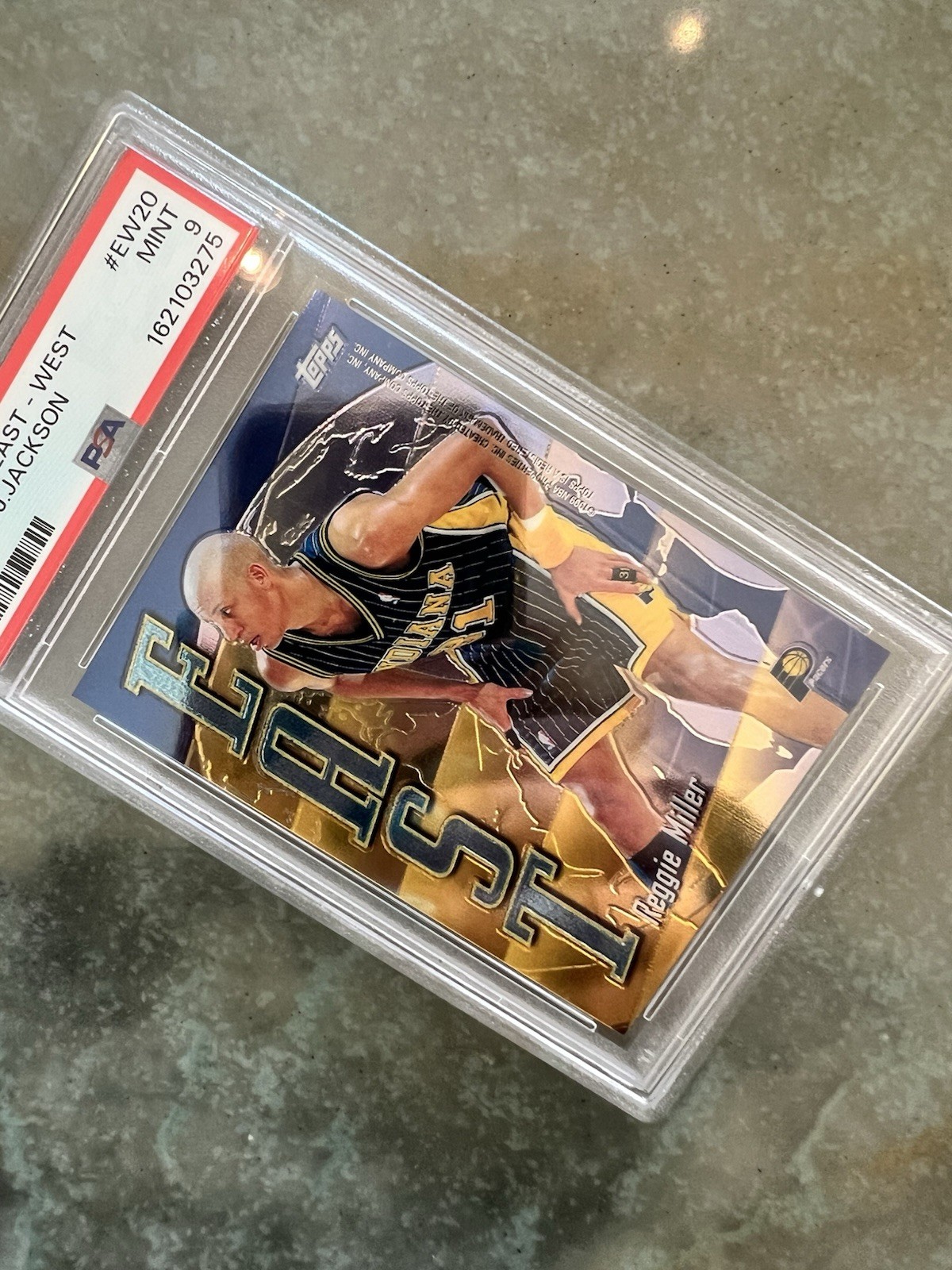 1998-99 Topps – East/West Reggie Miller, Jim Jackson #EW20