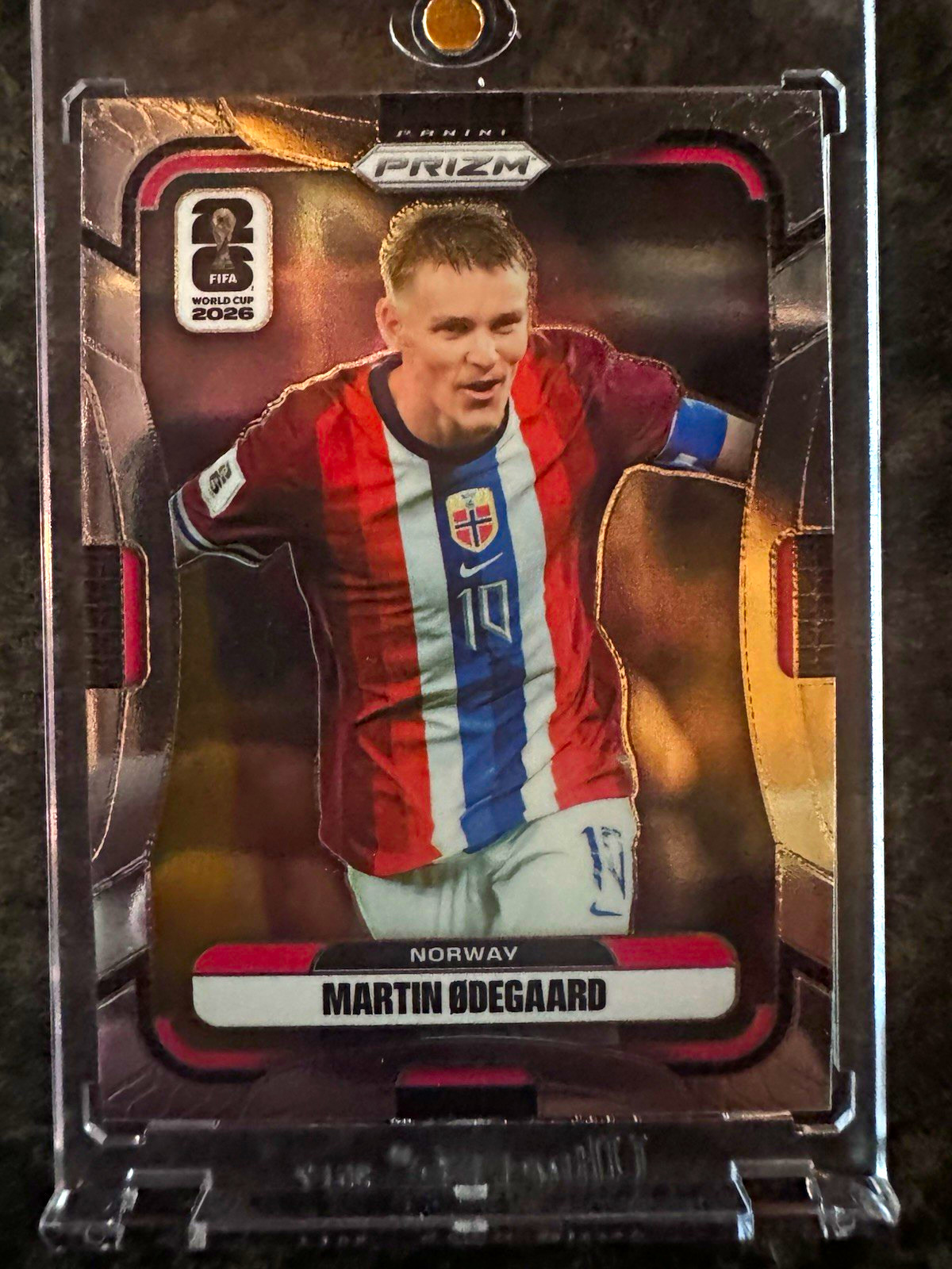 Martin Odegaard Panini 2026 Prizm FIFA World Cup Norway #330 Image Variation SSP