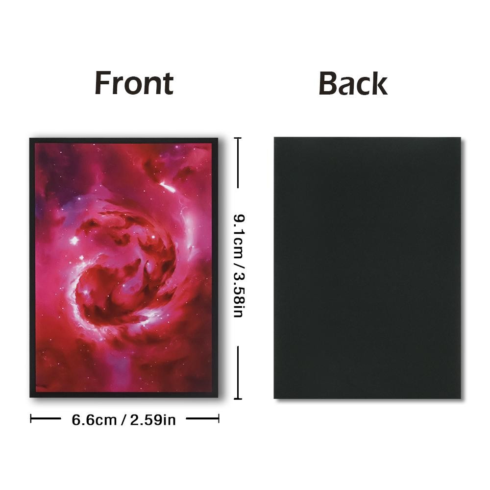 60pcs Art Card Sleeves (66x91mm) – Standard Size Trading Card Protectors – Hig