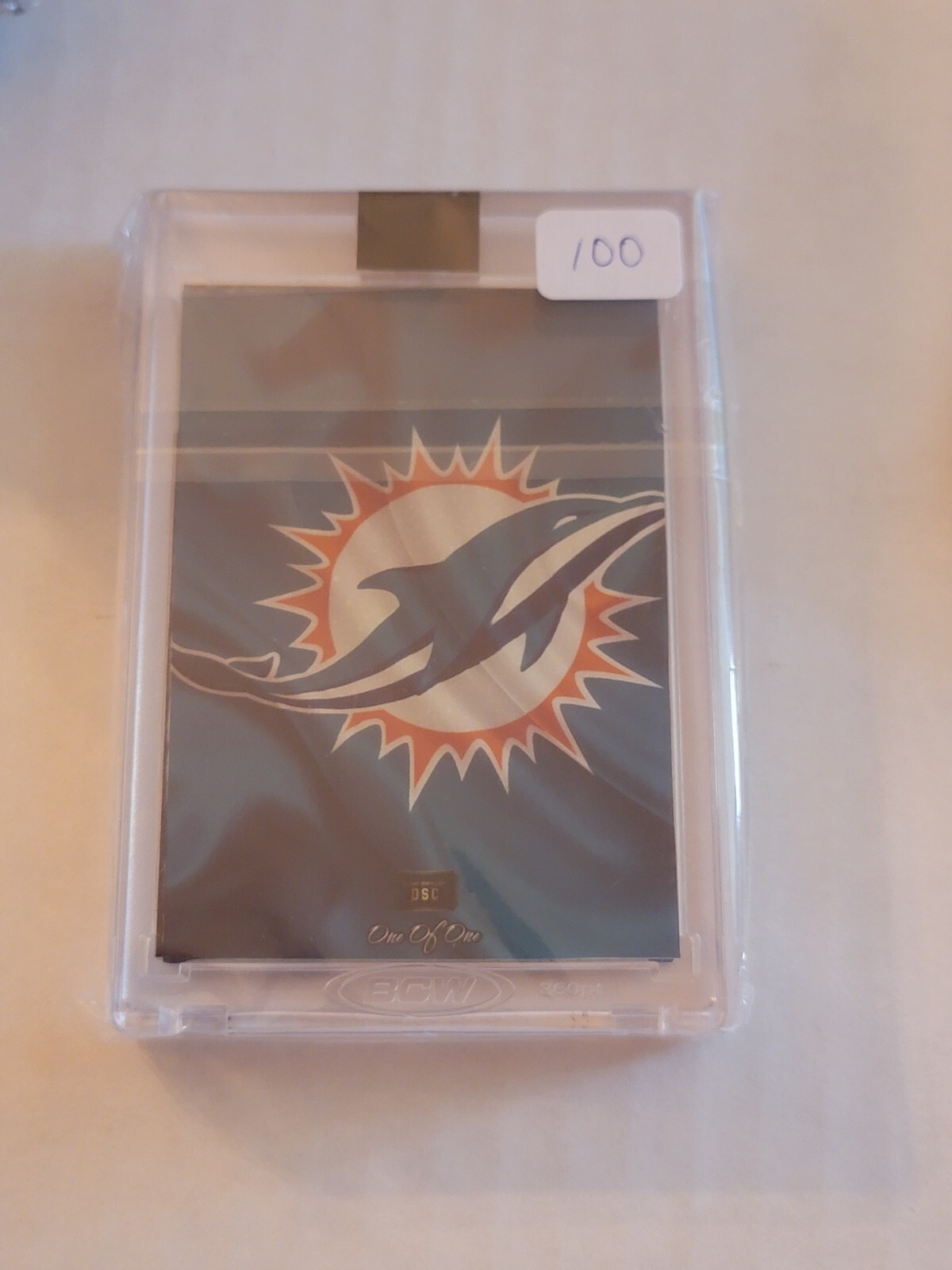 2021 Prizm Light Blue Rookie One Of One Jaylen Waddle 1/1 Custom Card RC Miami
