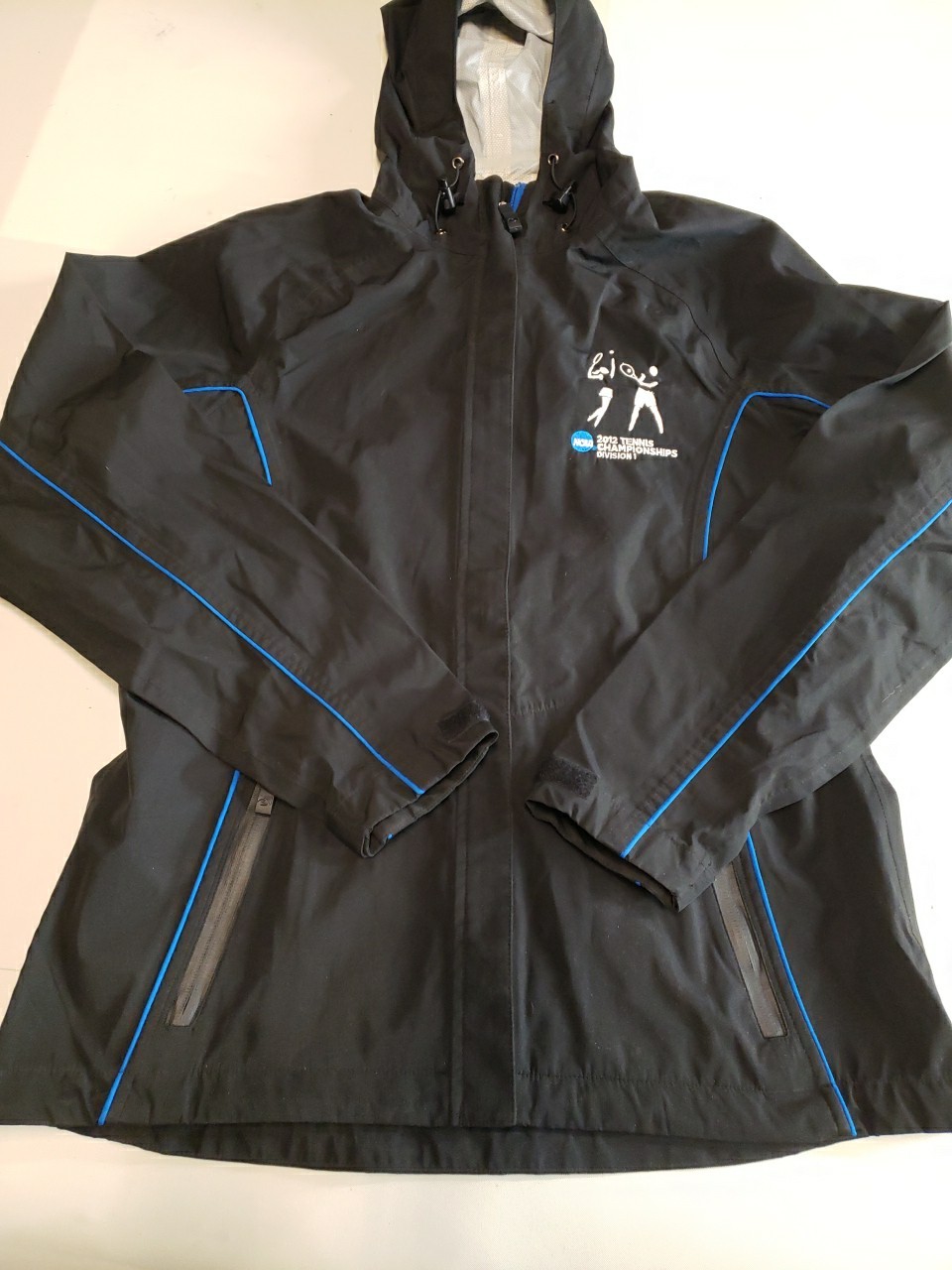 NCAA Division 1 2012 Tennis Championship Womens Medium Black Warm Up Jacket