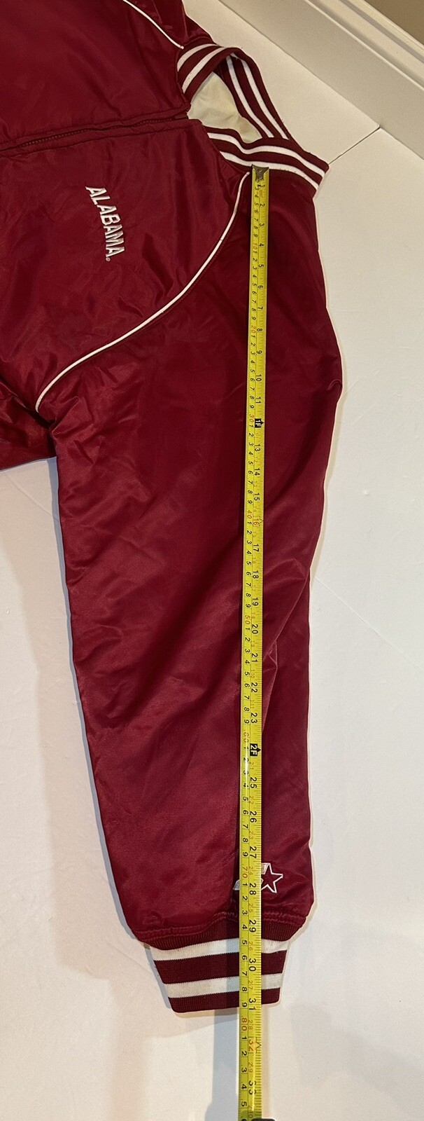 VTG Alabama Crimson Tide Jacket XL STARTER Satin Reversible Full Zip 90S Y2K