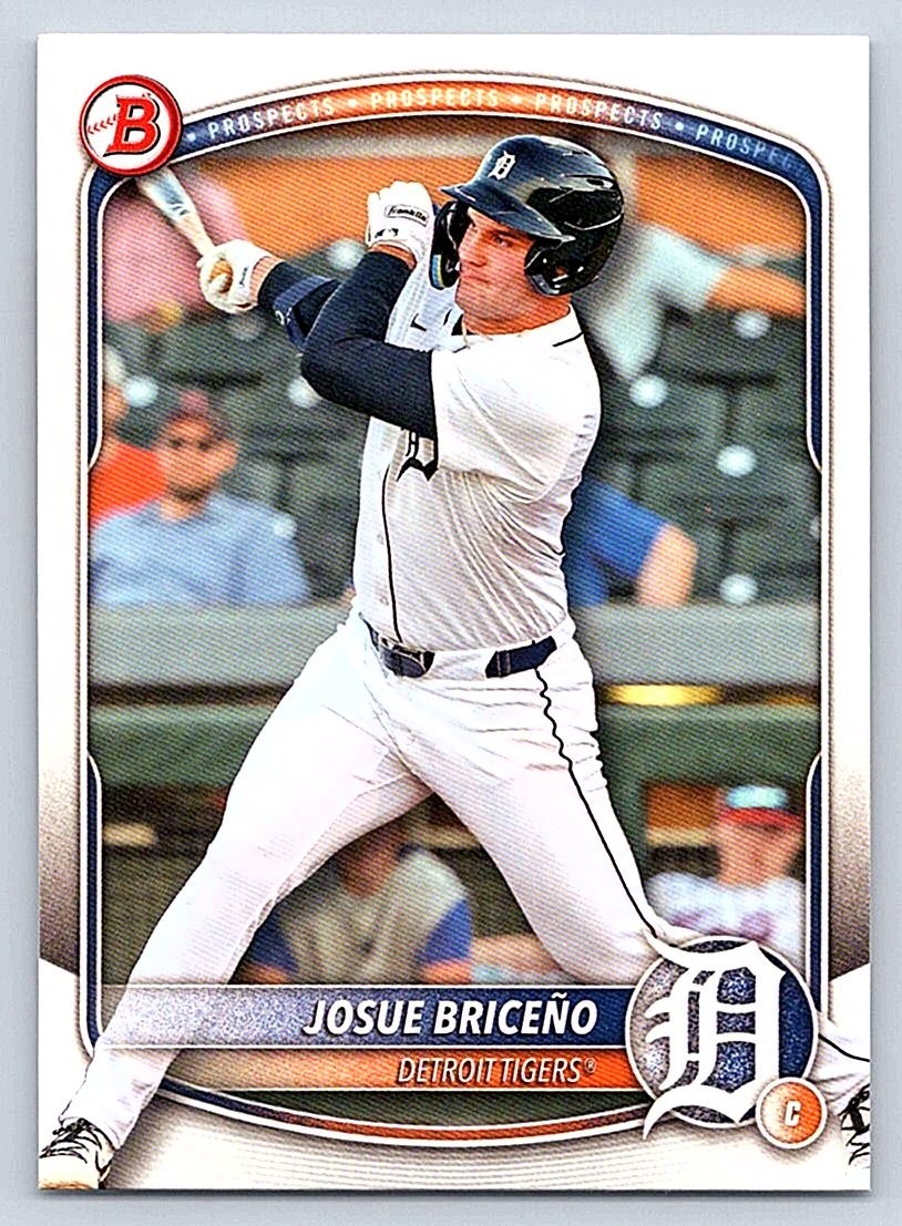 JOSUE BRICENO TIGERS 2025 BOWMAN DRAFT #BD-60