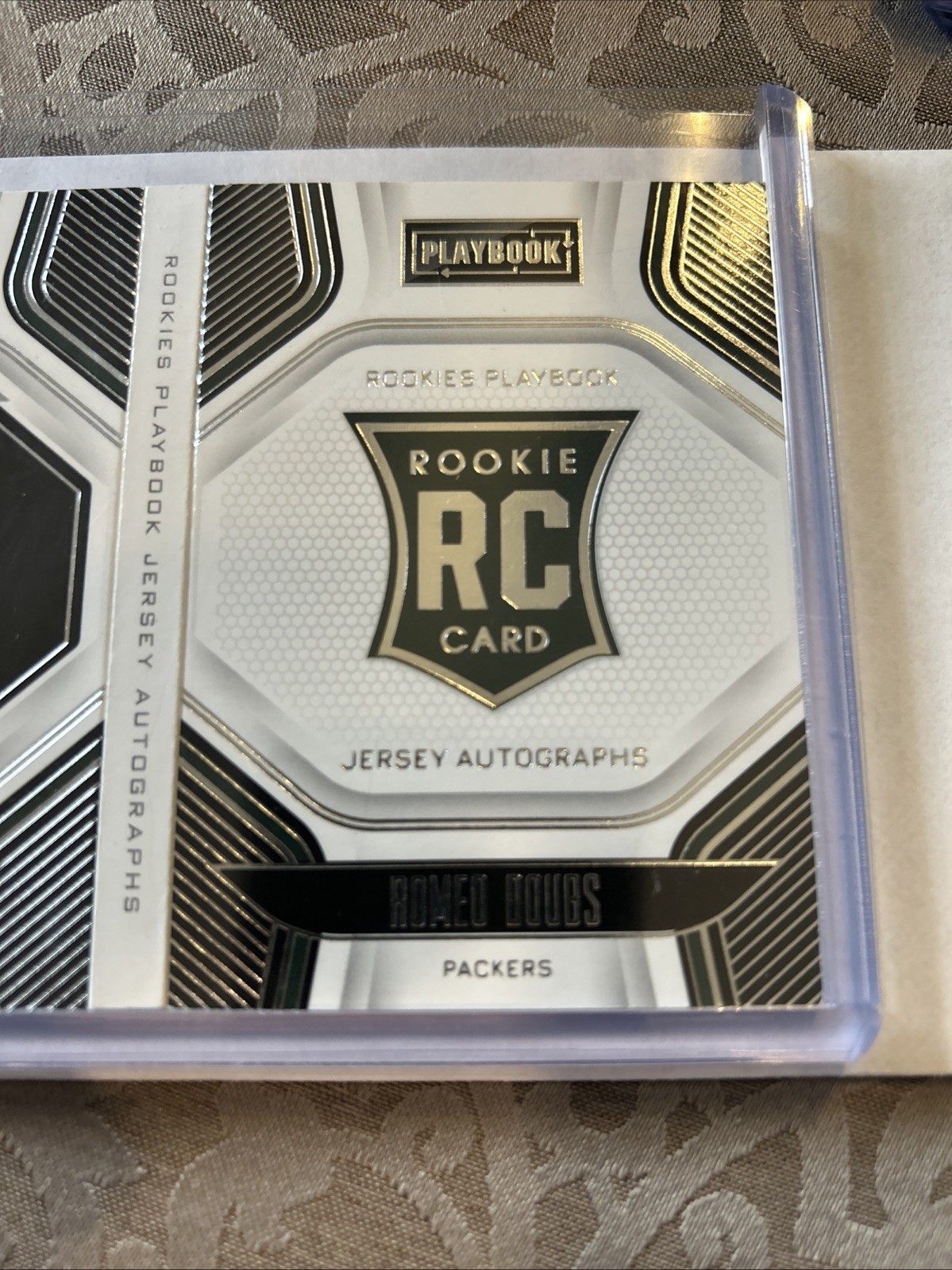 2022 Playbook – ROMEO DOUBS – Authentic Autograph RC Patch – #234/299 – PACKERS