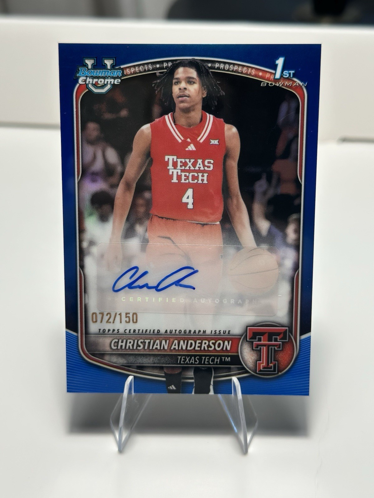 Topps Bowman 2025-26 Chrome Prospect Auto Christian Anderson /150