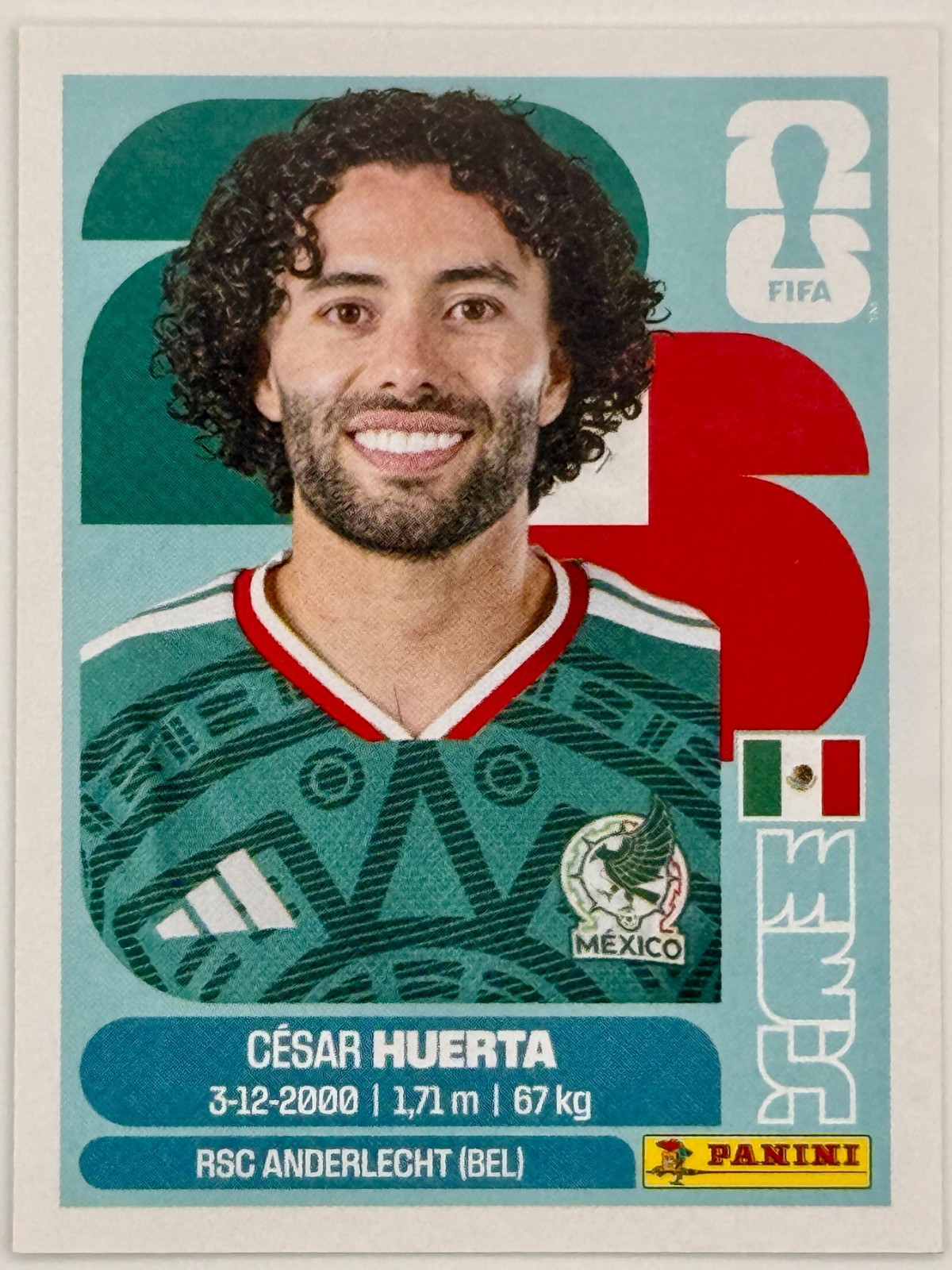 2026 Panini FIFA World Cup Mexico Stickers Pick Your Number MEX2-MEX20