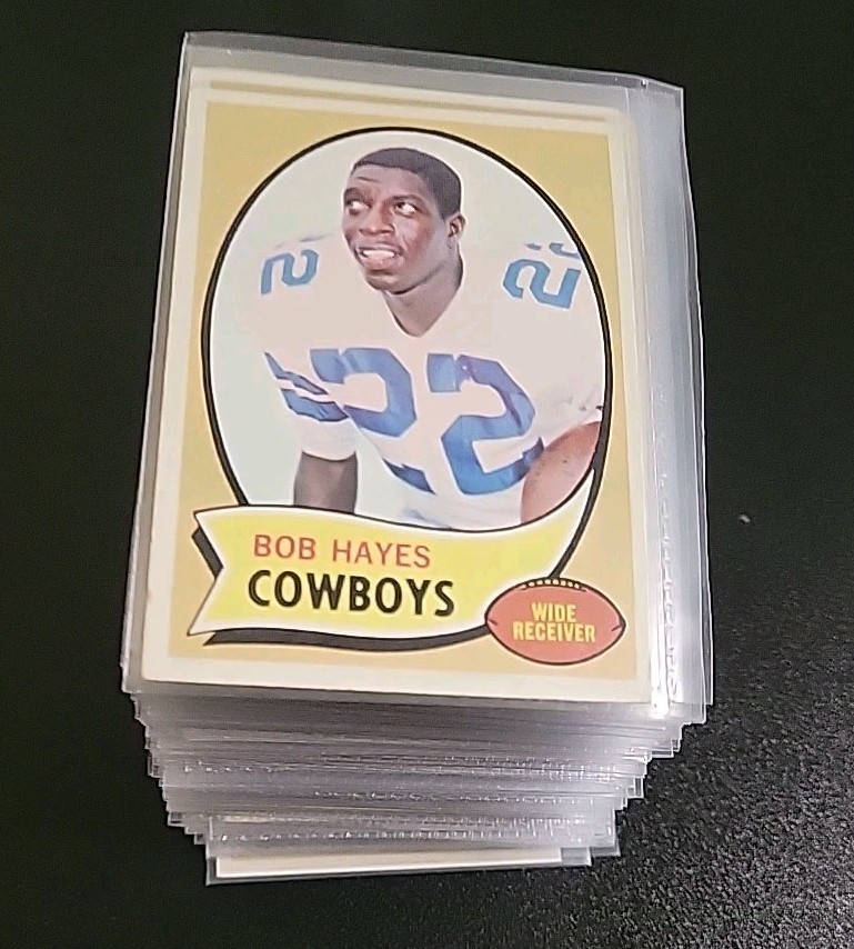 1970 Topps Football 118 Card Starter Lot – Bob Hayes and Roman Gabriel