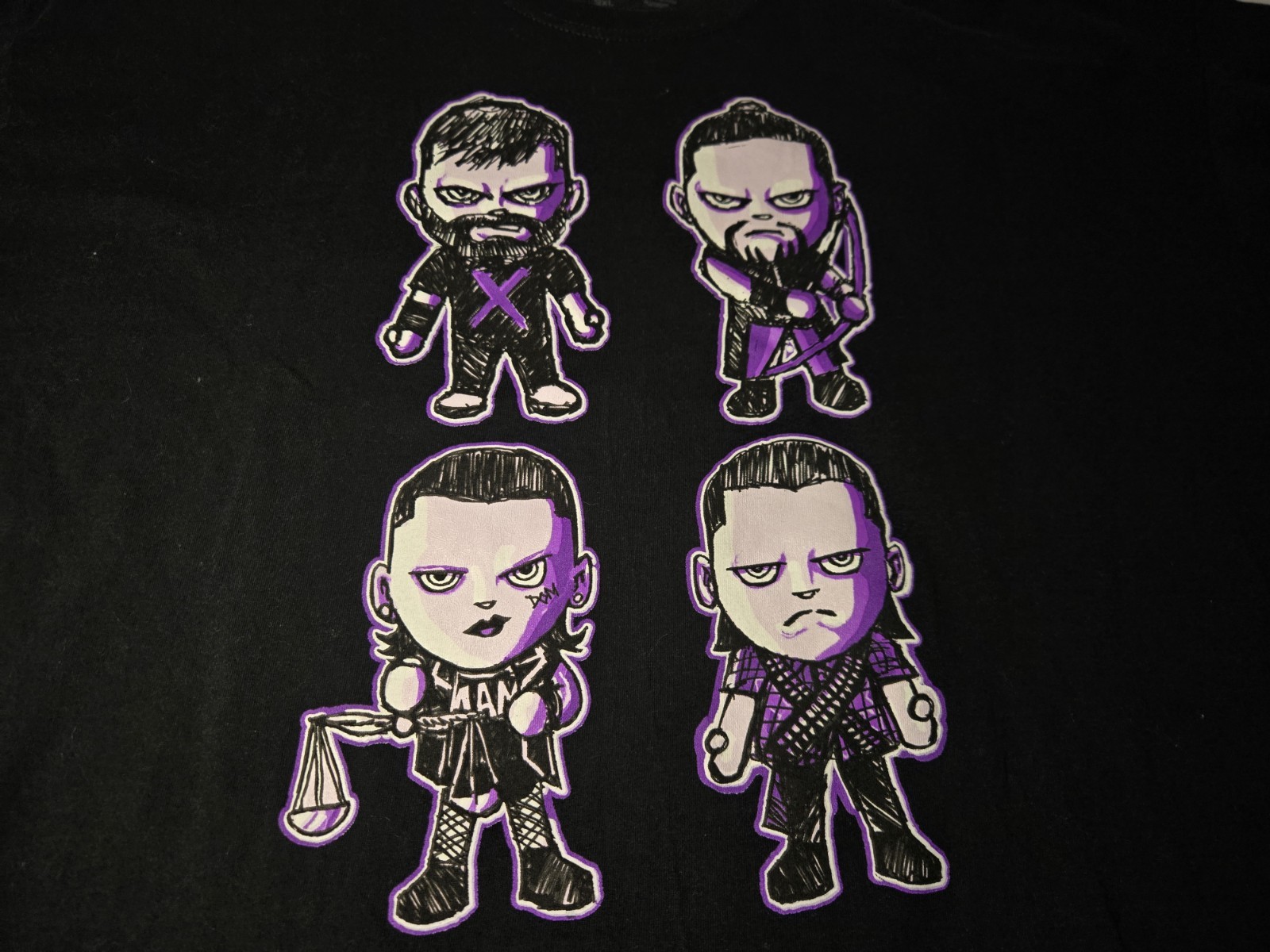 WWE 3XL AUTHENTIC SHIRT THE JUDGEMENT DAY RHEA RHIPLEY MAMI DIRTY DOM XXXL