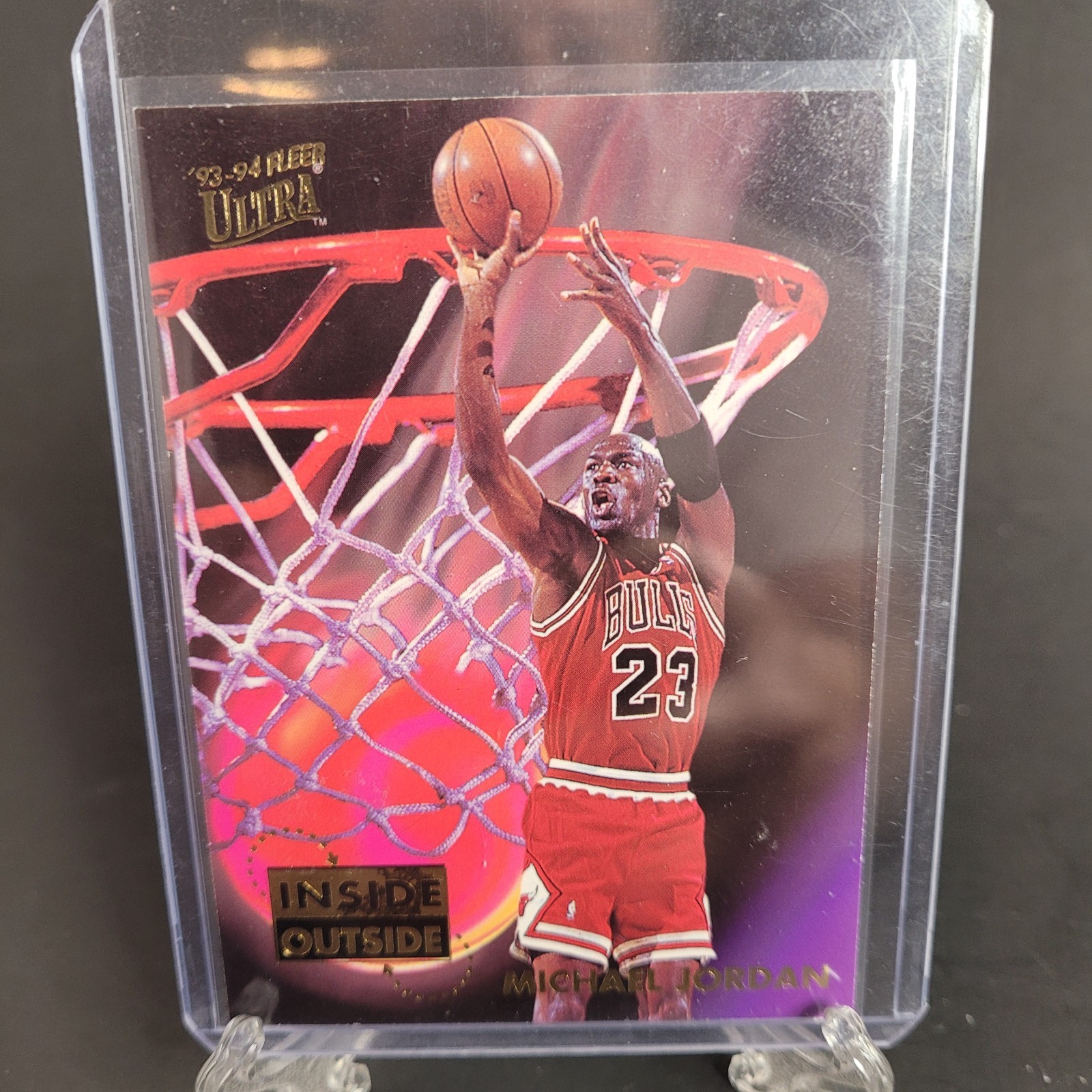 Michael Jordan 1993-94 Fleer Ultra Inside Outside Insert Bulls HoF #4 See Pics
