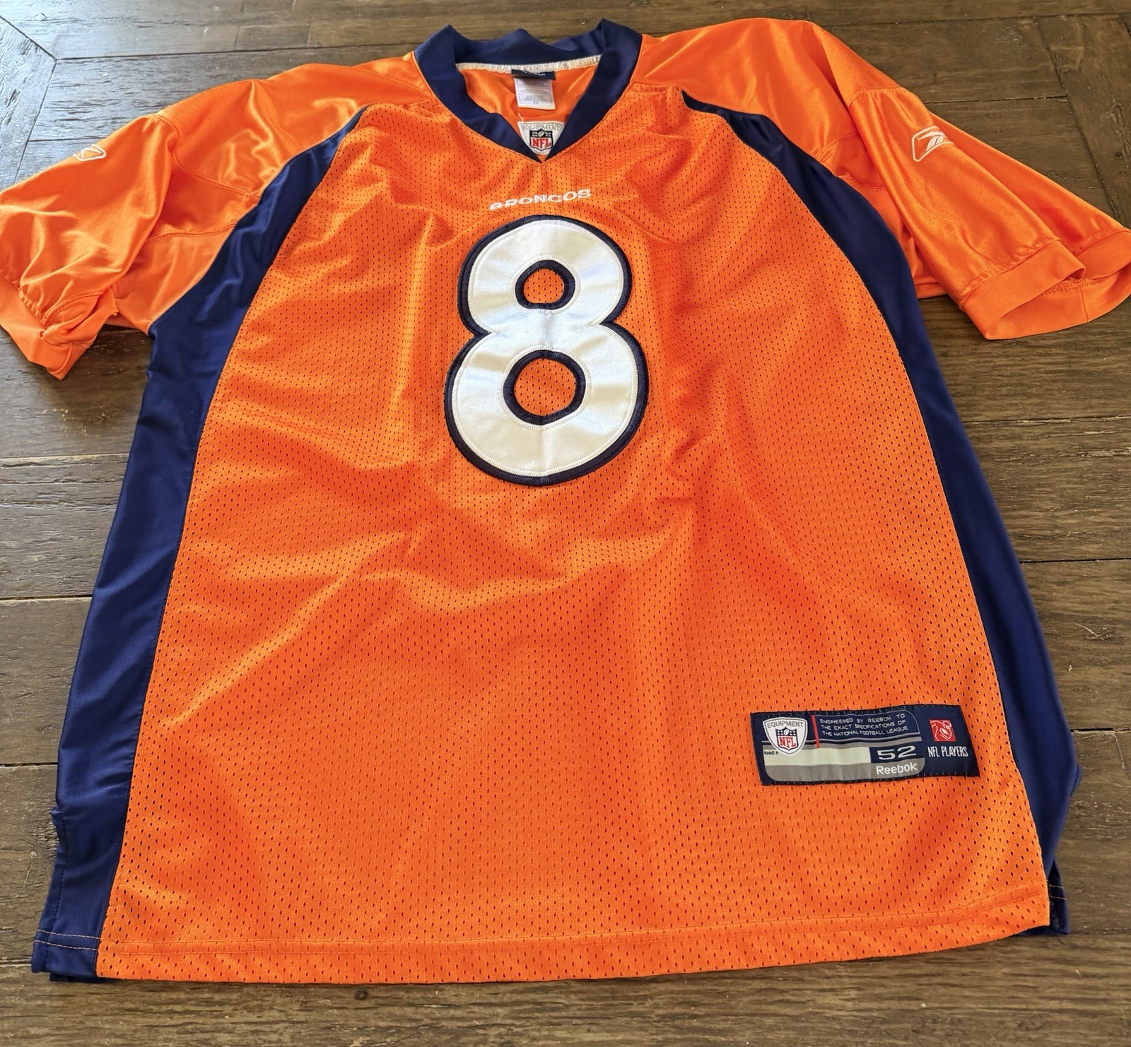 Kyle Orton #8 Denver Broncos NFL Equipment Reebok OnField Jersey Size 52 Men XL