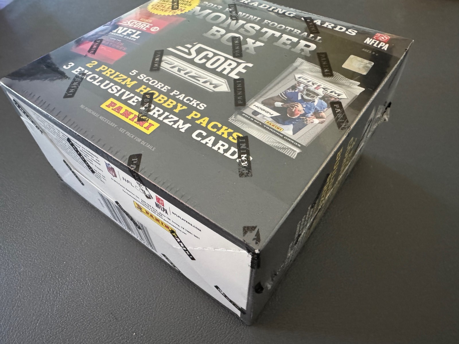 2013 Panini Prizm & Score Football Factory Sealed 7-Pack Monster Box