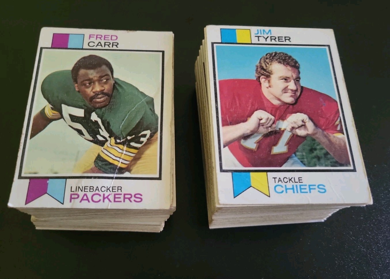 1973 Topps Football Lot – 218 Different – W/ Willie Williams and Pat Matson