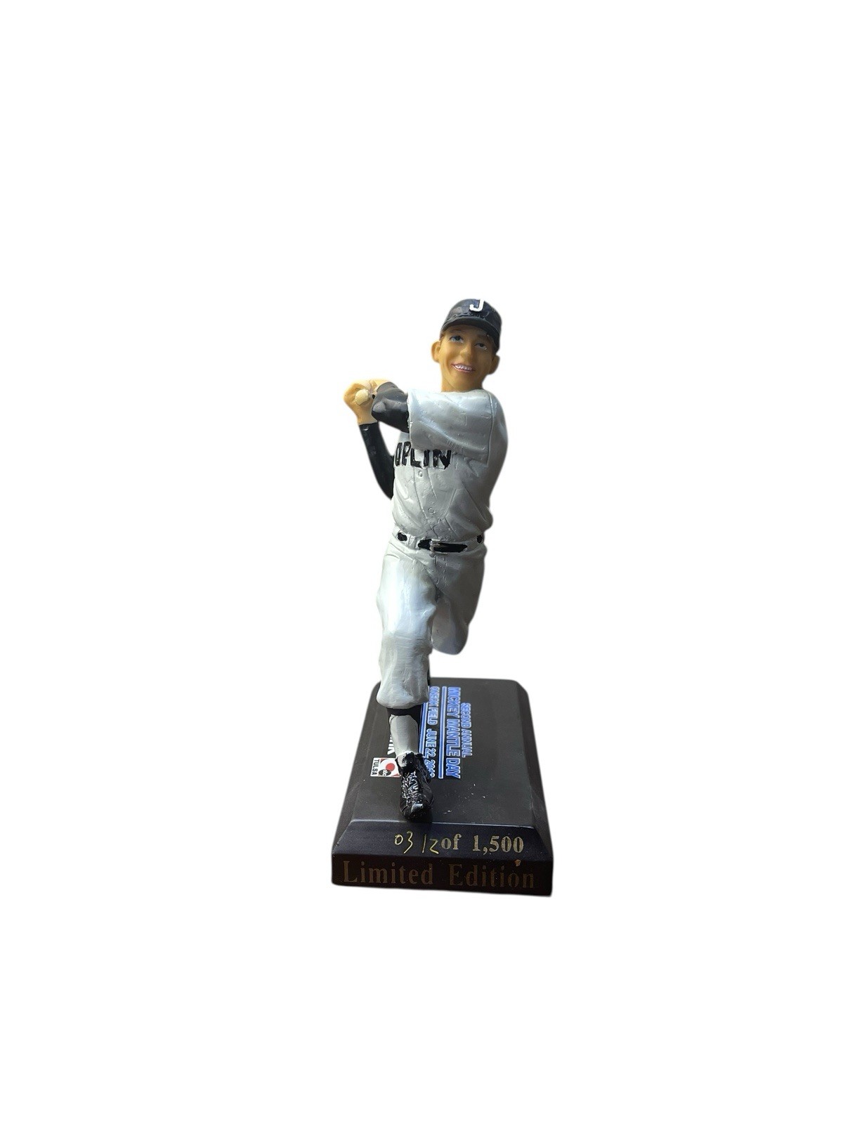 Tulsa Drillers Second Annual Mickey Mantle Day Limited Edition 312/1500 Figure