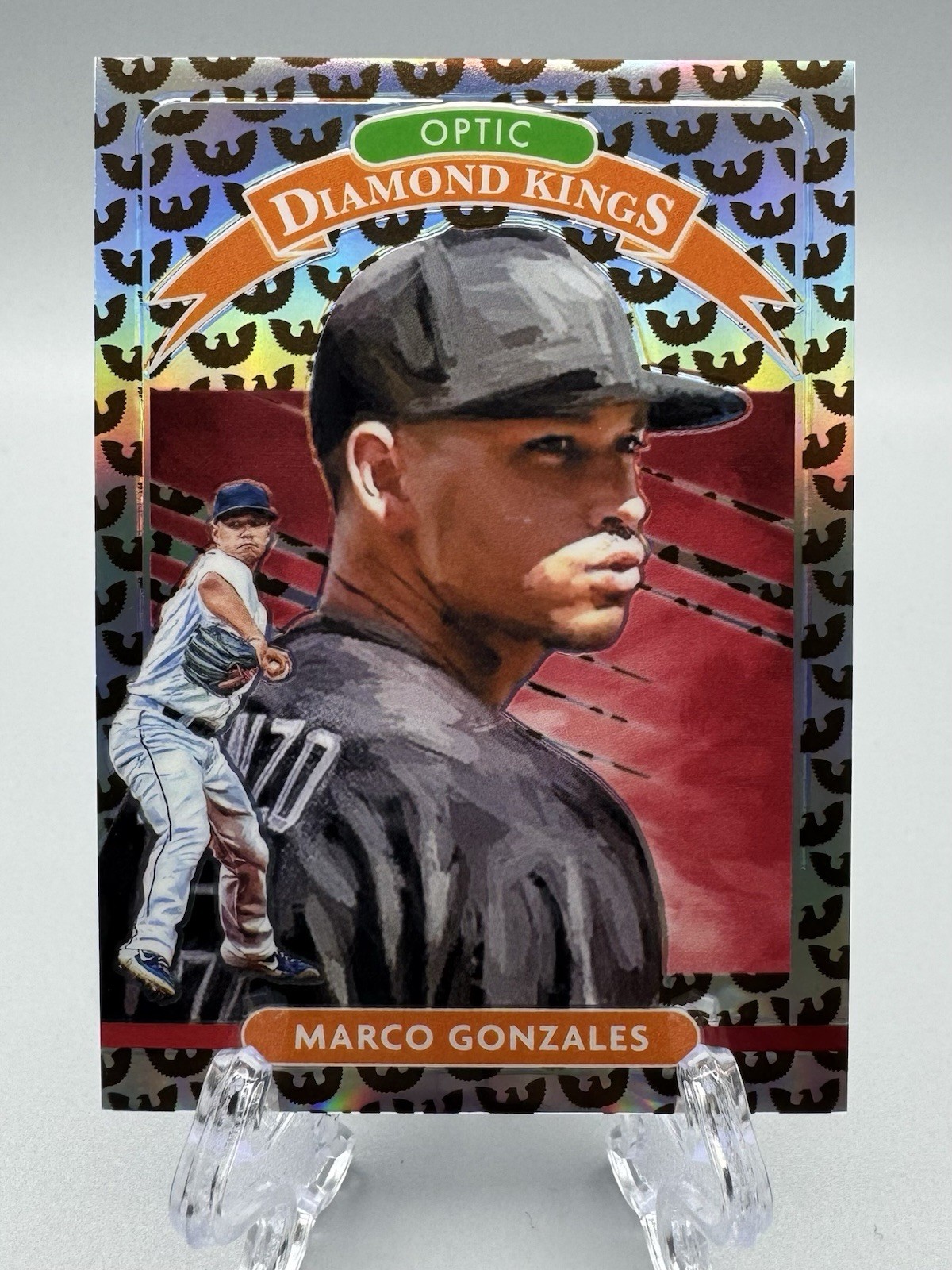 2020 Panini Donruss Optic Prizm 1/1 Diamond Kings Marco Gonzales SSP Case Hit
