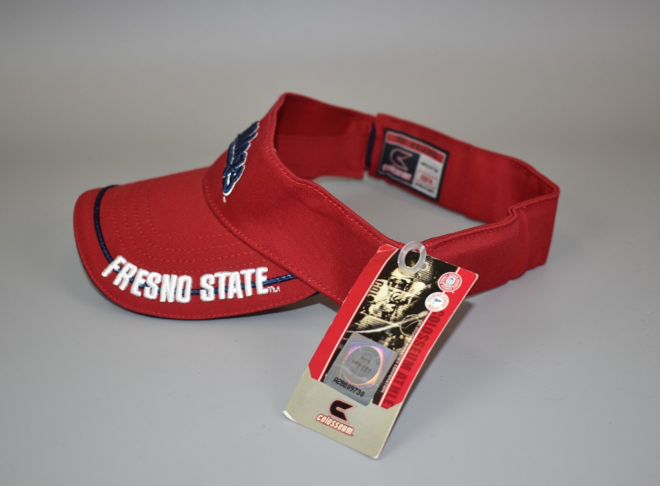 Fresno State Bulldogs Elastic Stretch Visor Cap Hat – NWT