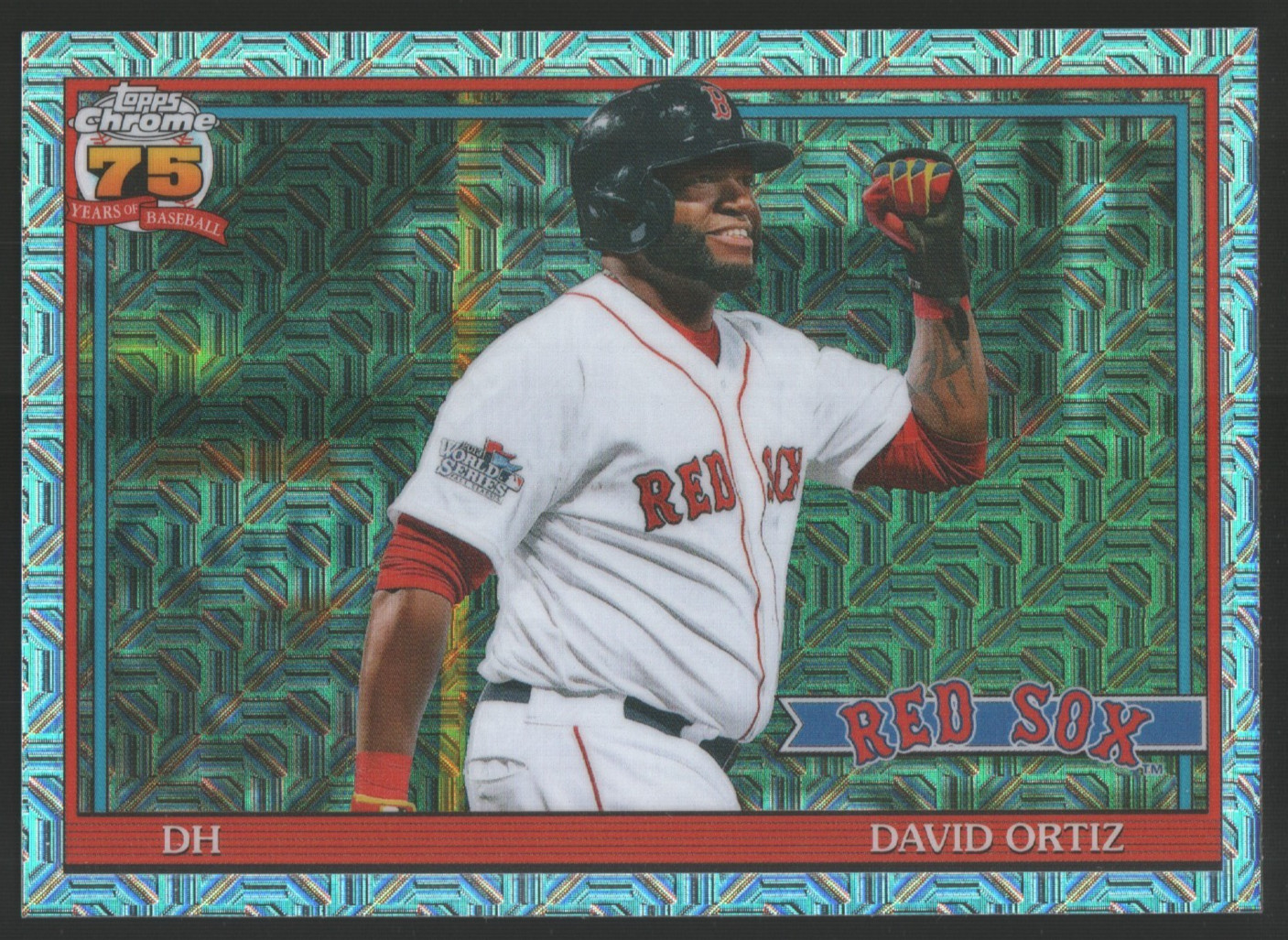 David Ortiz 2026 Topps Series 1 – 1991 Topps Chrome Silver Pack Mojo #91C-10