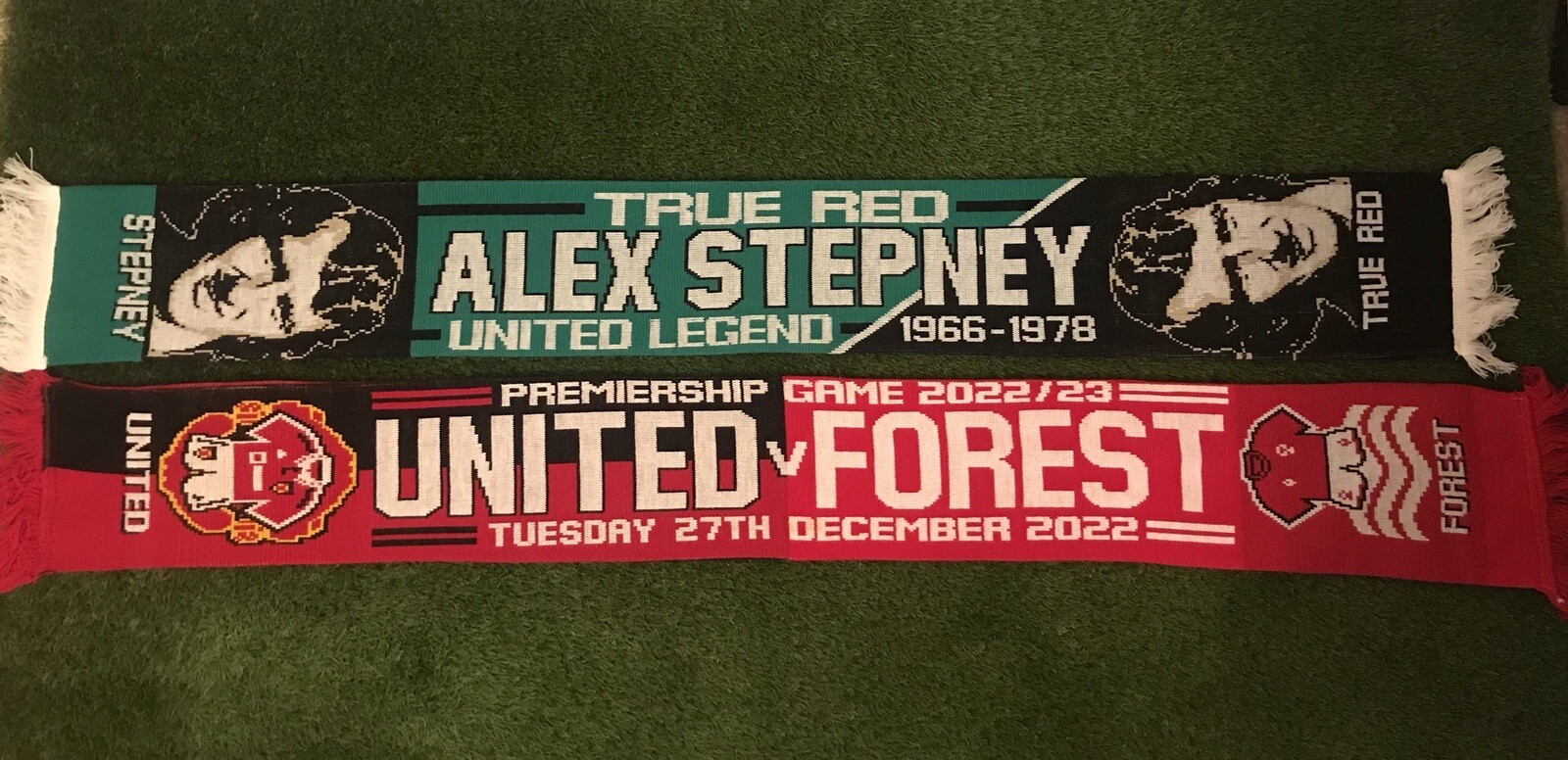 6 BRAND NEW Manchester United Scarves Deadstock Bundle Rare Man Utd Not Shirt