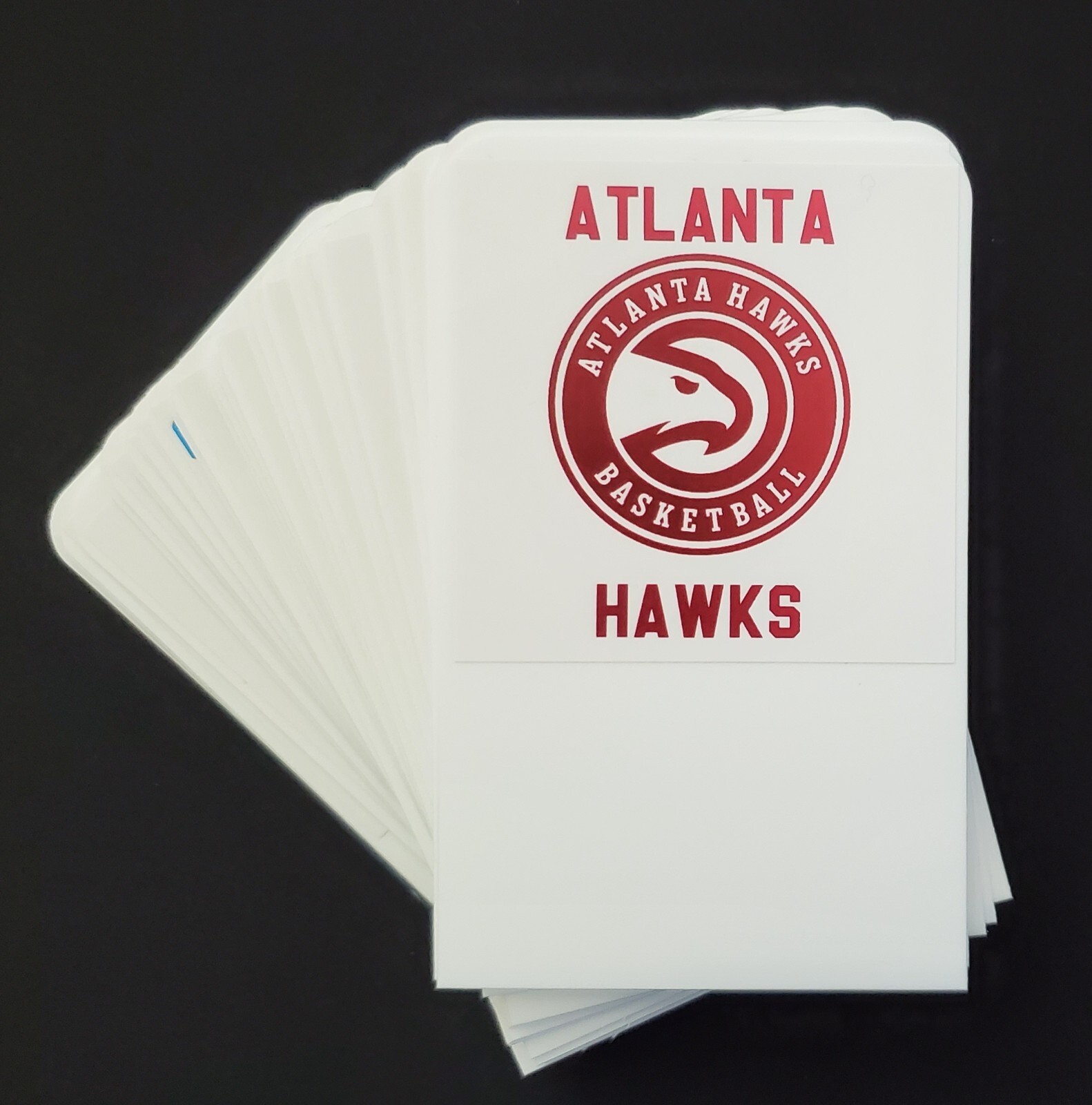 30 TALL Sports Card Dividers with FREE Custom NBA Team Logo Labels