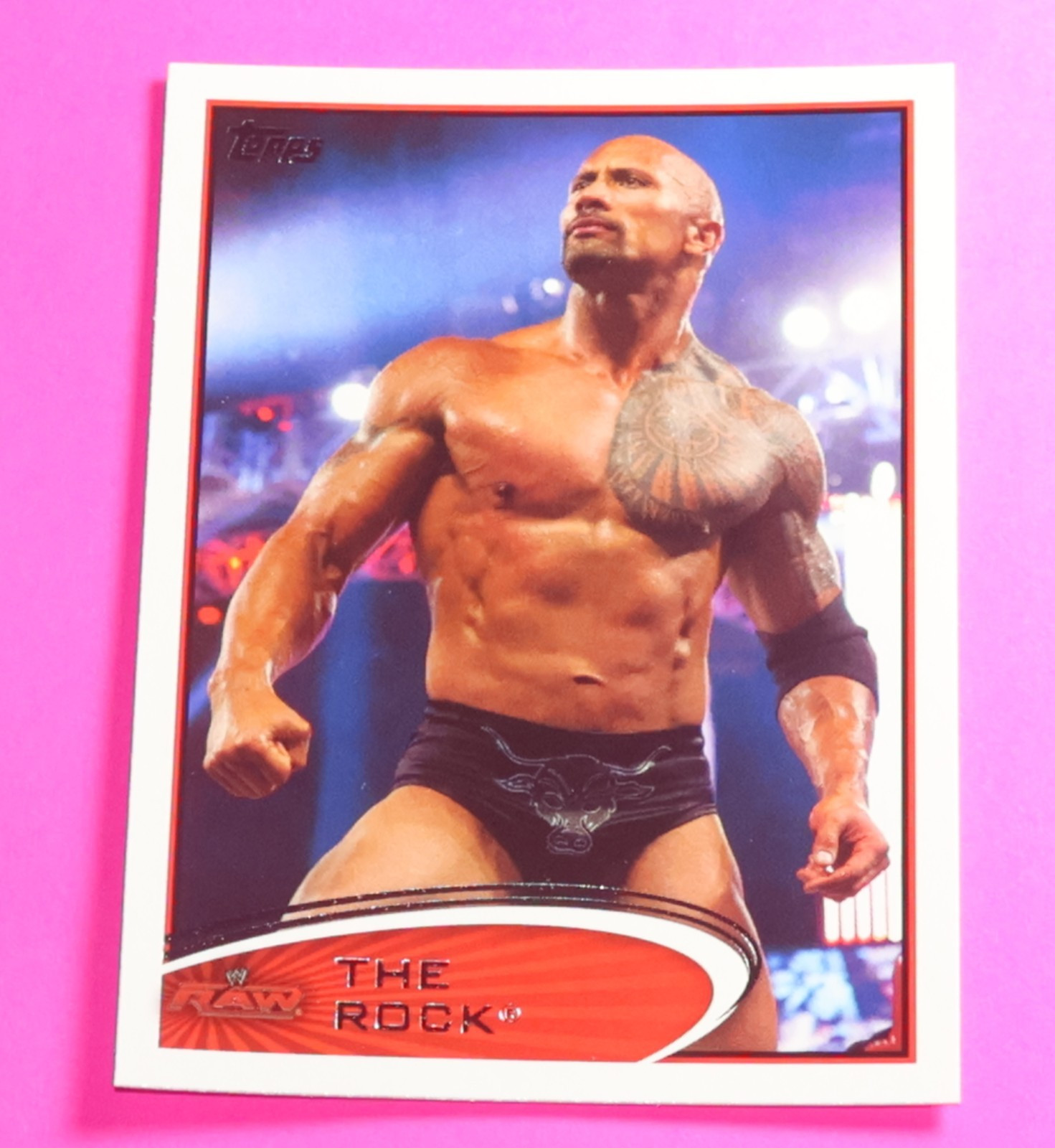 2012 Topps WWE – The Rock #87