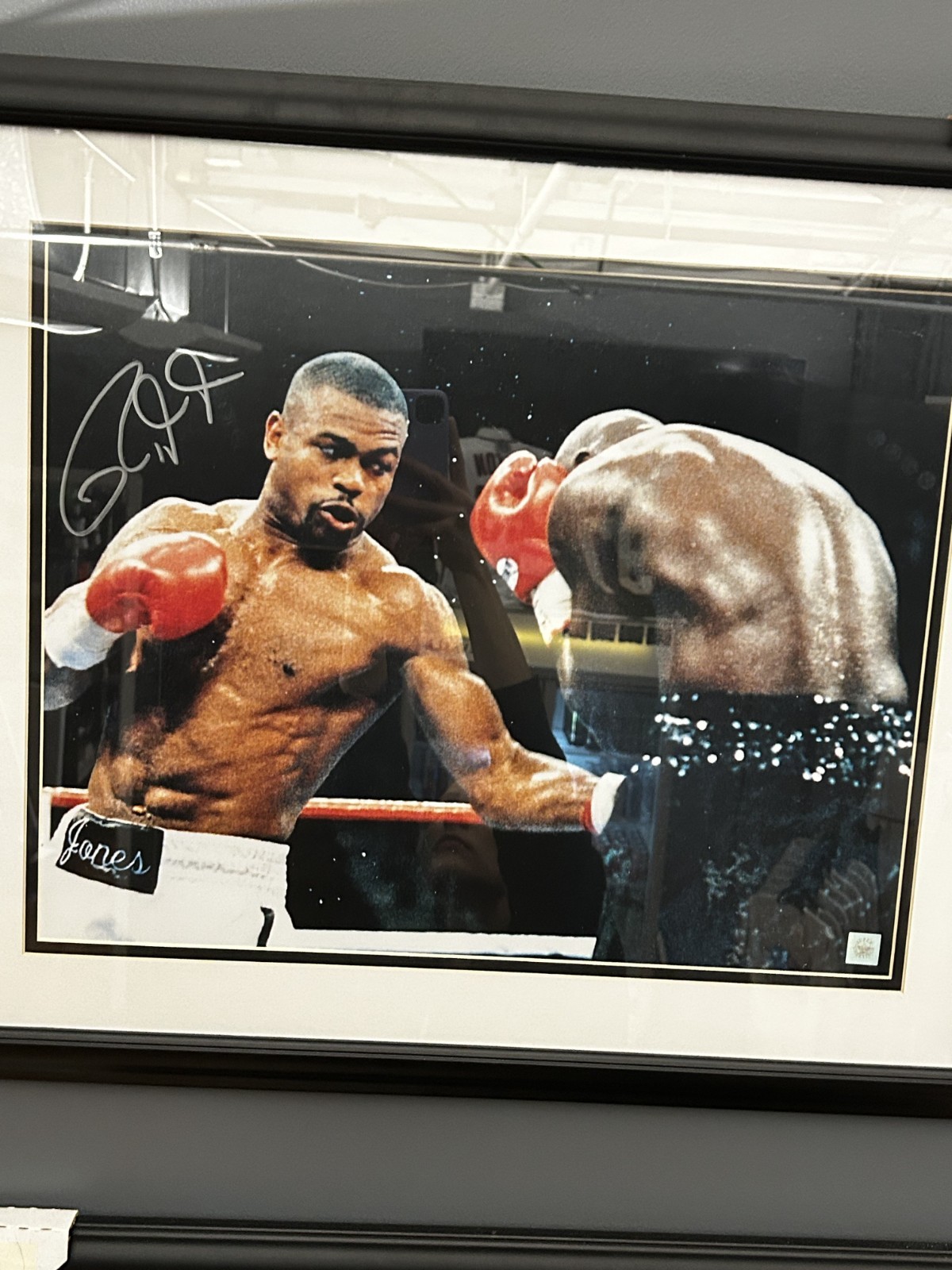 Roy Jones Autographed Auto Signed 16×10 Photo Framed Super Star Greetings COA