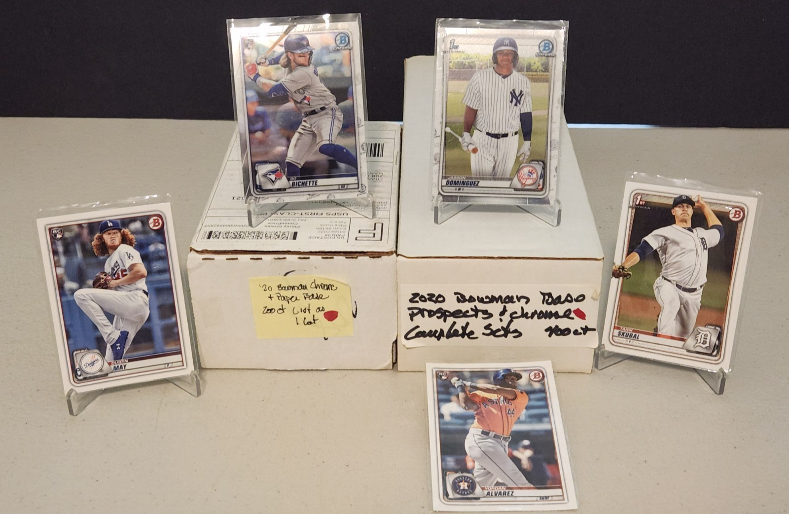 2020 Bowman Mega Lot 7 Complete Sets Chrome BP BCP BFE Draft Refractors 1500+