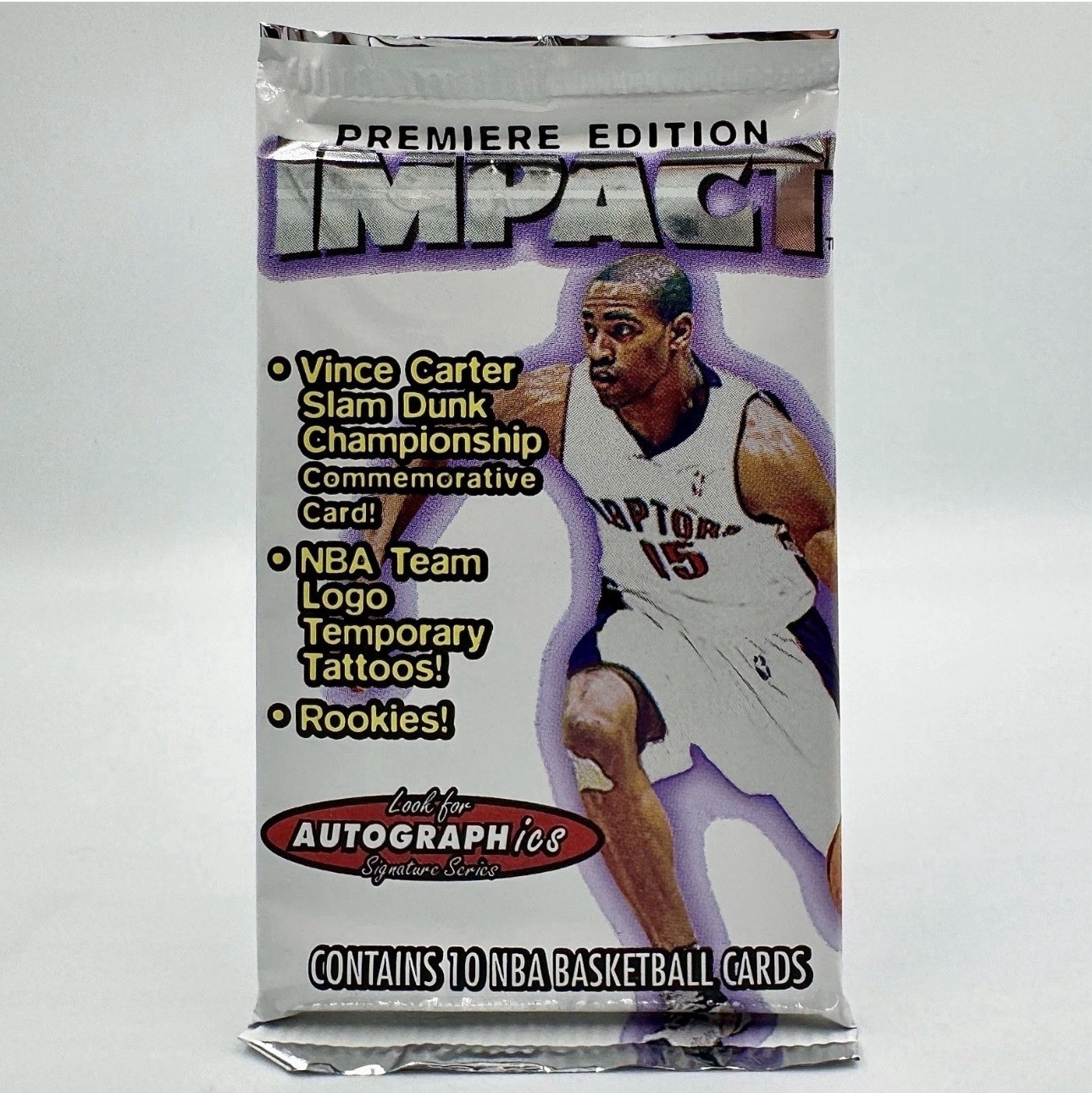 1999-2000 FLEER/SKYBOX Impact Basketball, factory sealed pack, Autographics