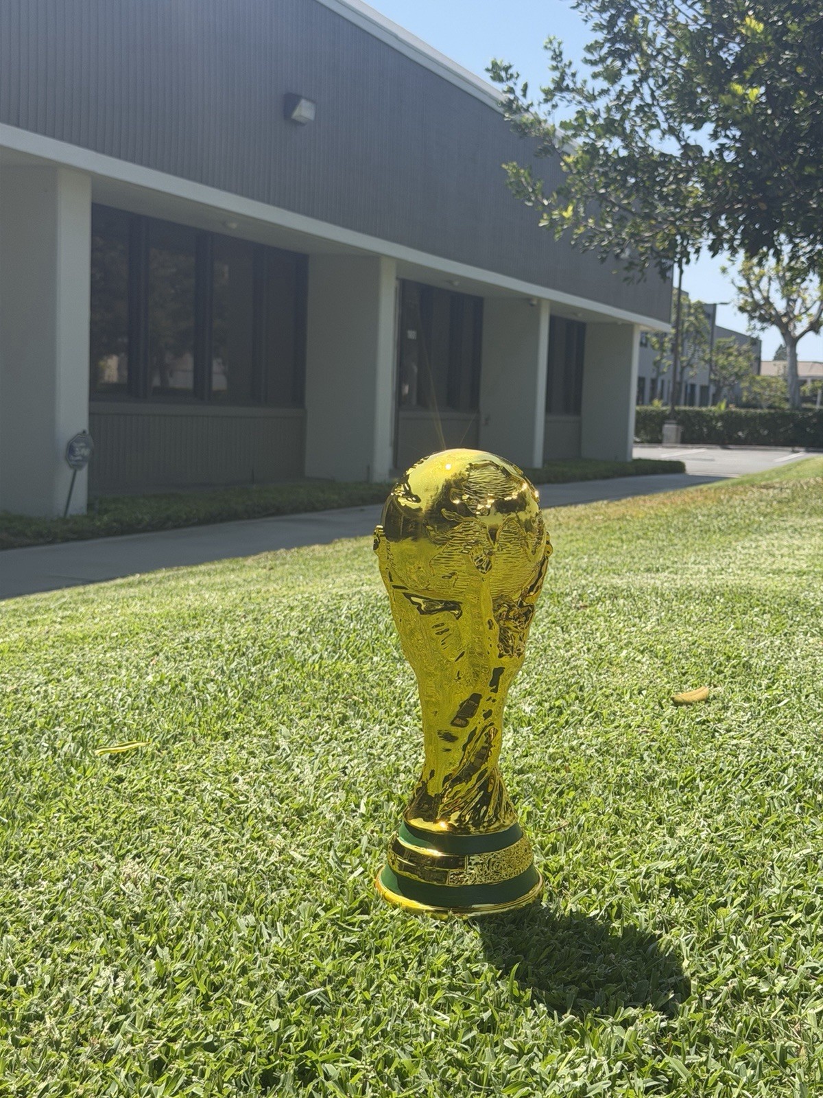 World Cup Trophy Replica 14.2in 2LB (resin and gold-plated)