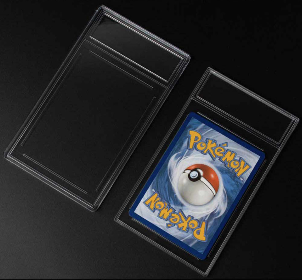 Empty Graded Card Slab for Trading Sports Cards – Clear Border – Compare To PSA