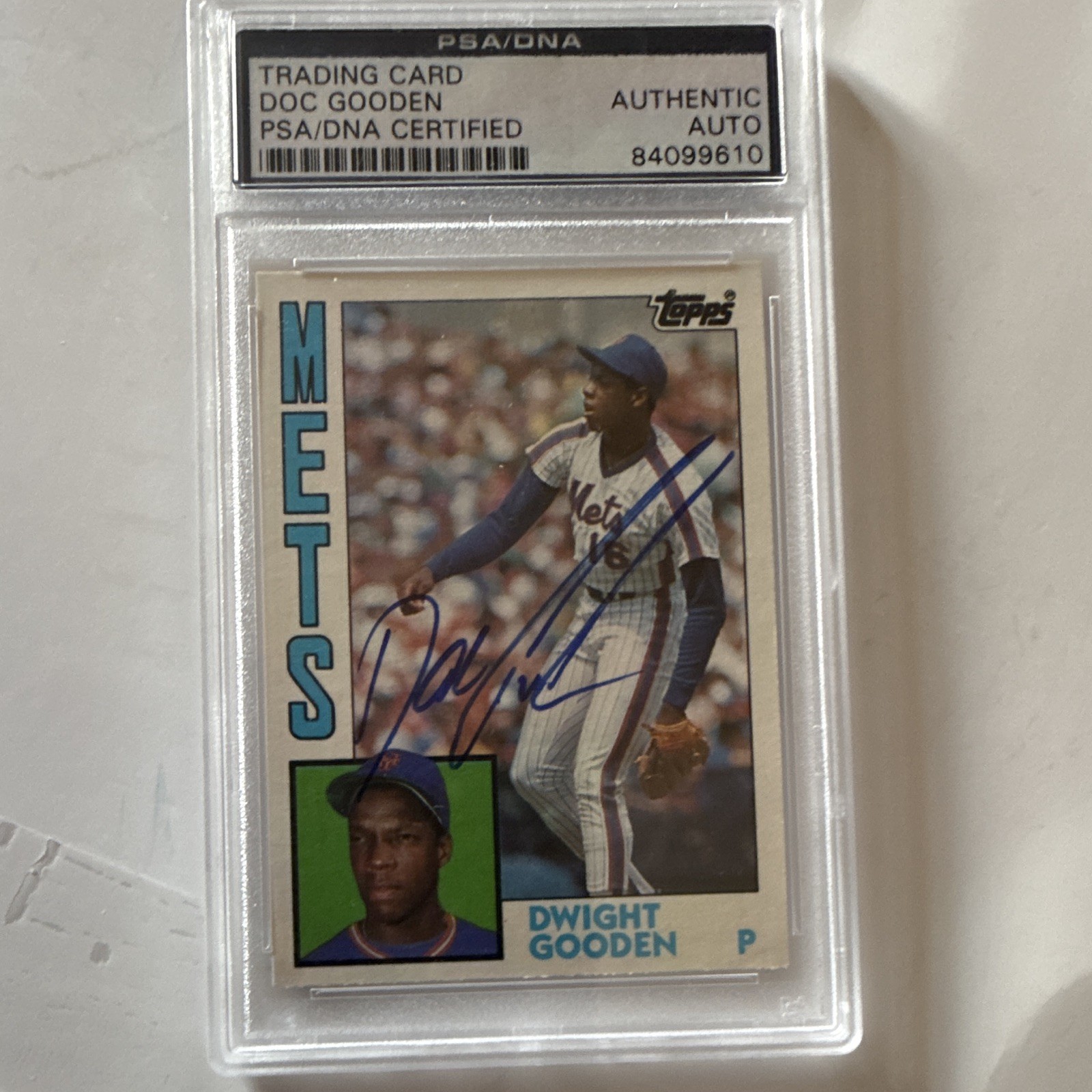 Topps 1984 Traded Dwight Gooden #42-T Rookie RC PSA 84099610