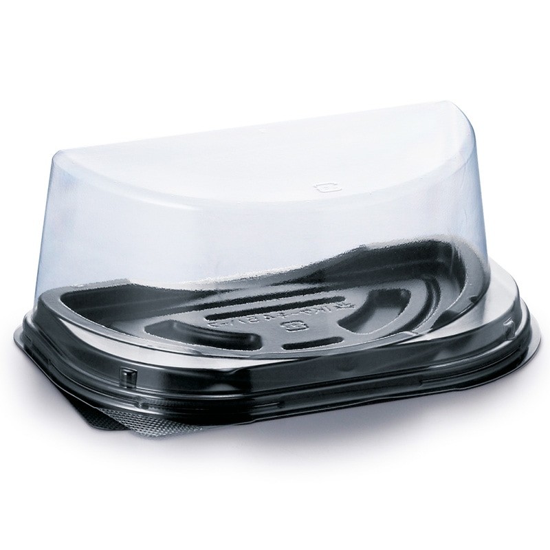IK Cake Box No.4.5 Half Black Base + 65H Lid Set (100 pcs)