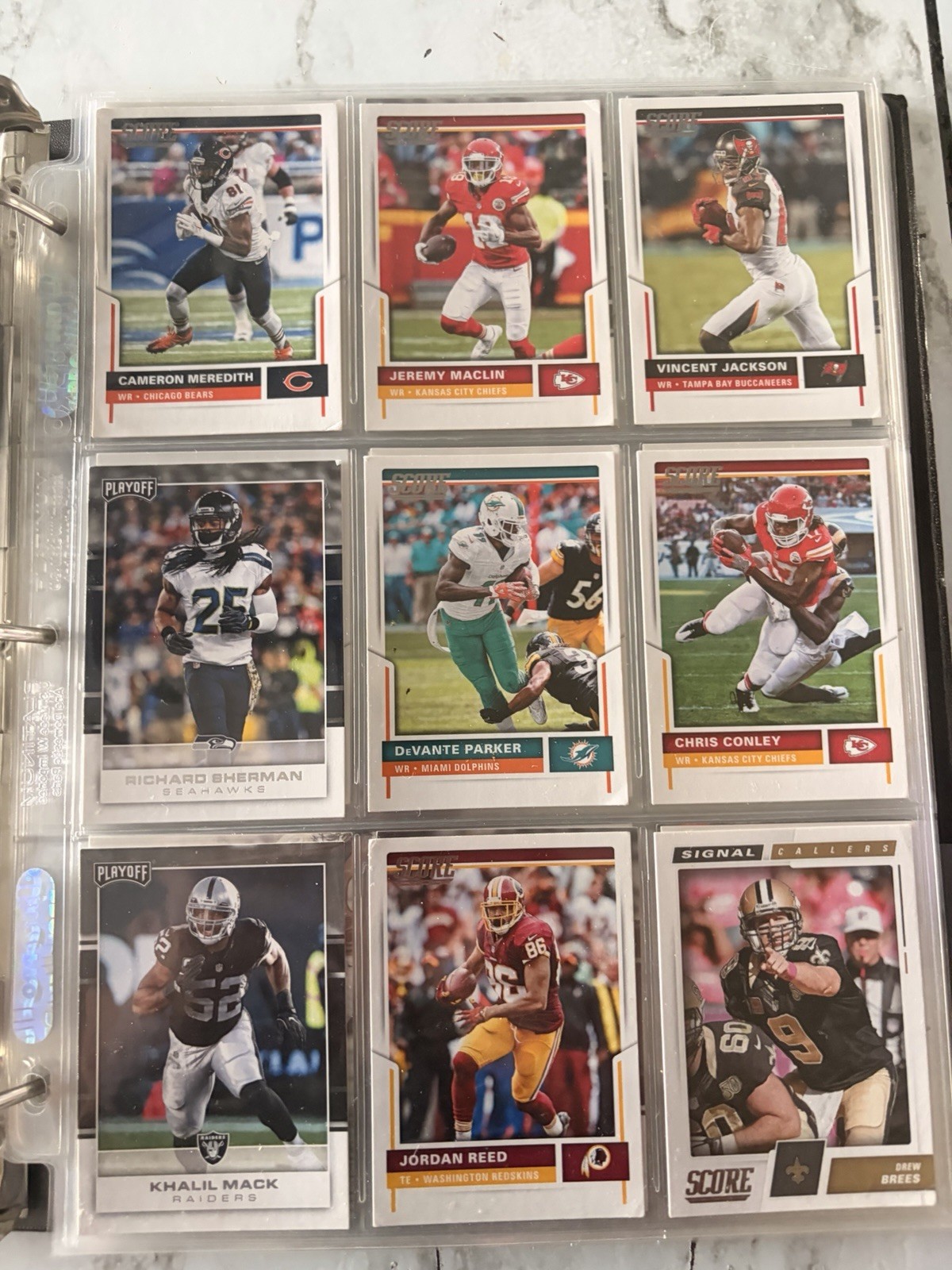 Sports Card Mixed Lot Baseball, Basketball, Football Various Brands Years