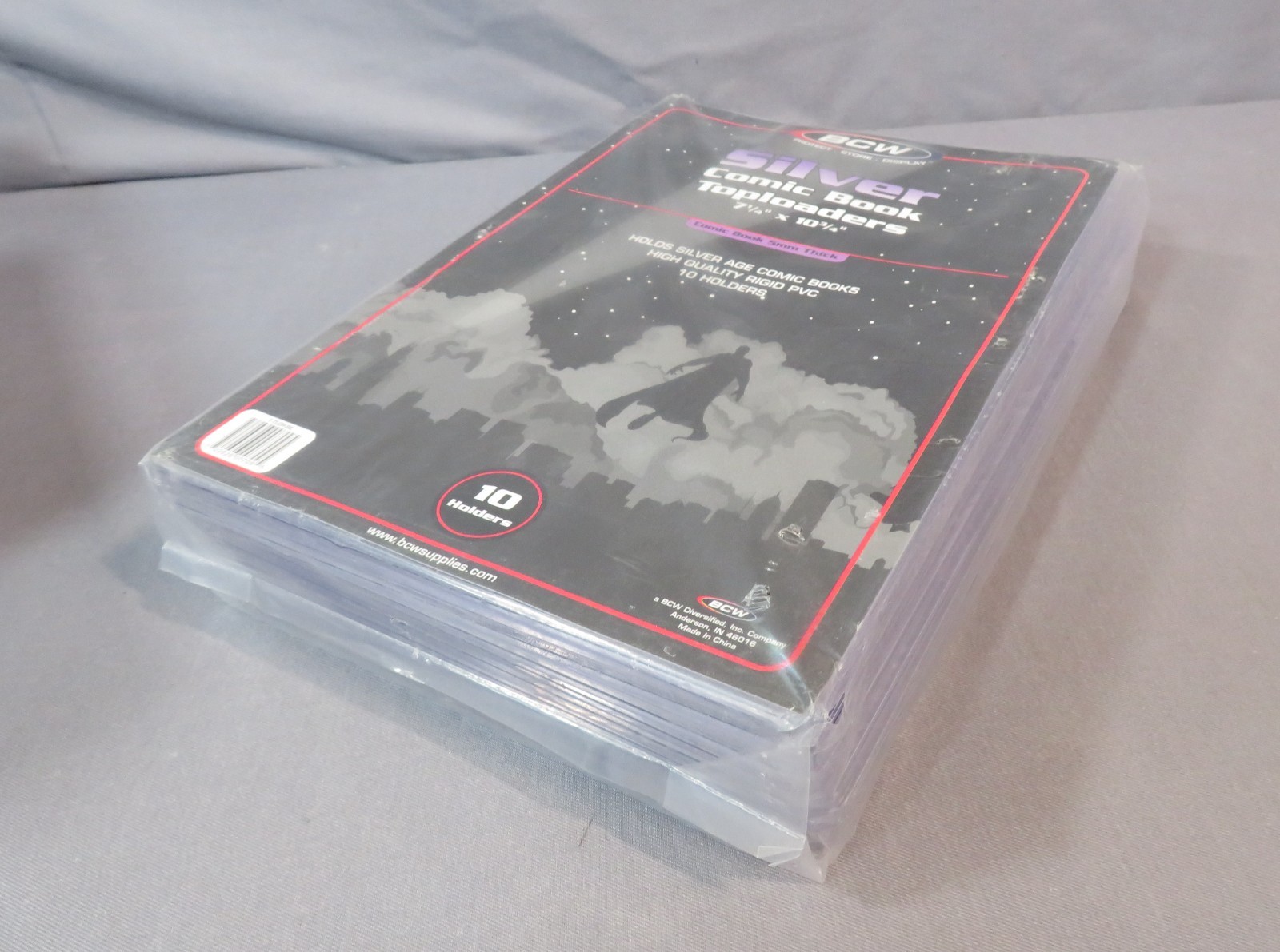 BCW “Silver Comic Book Toploaders- pack of 10″ 7 1/4″ x 10 3/4” Brand New!