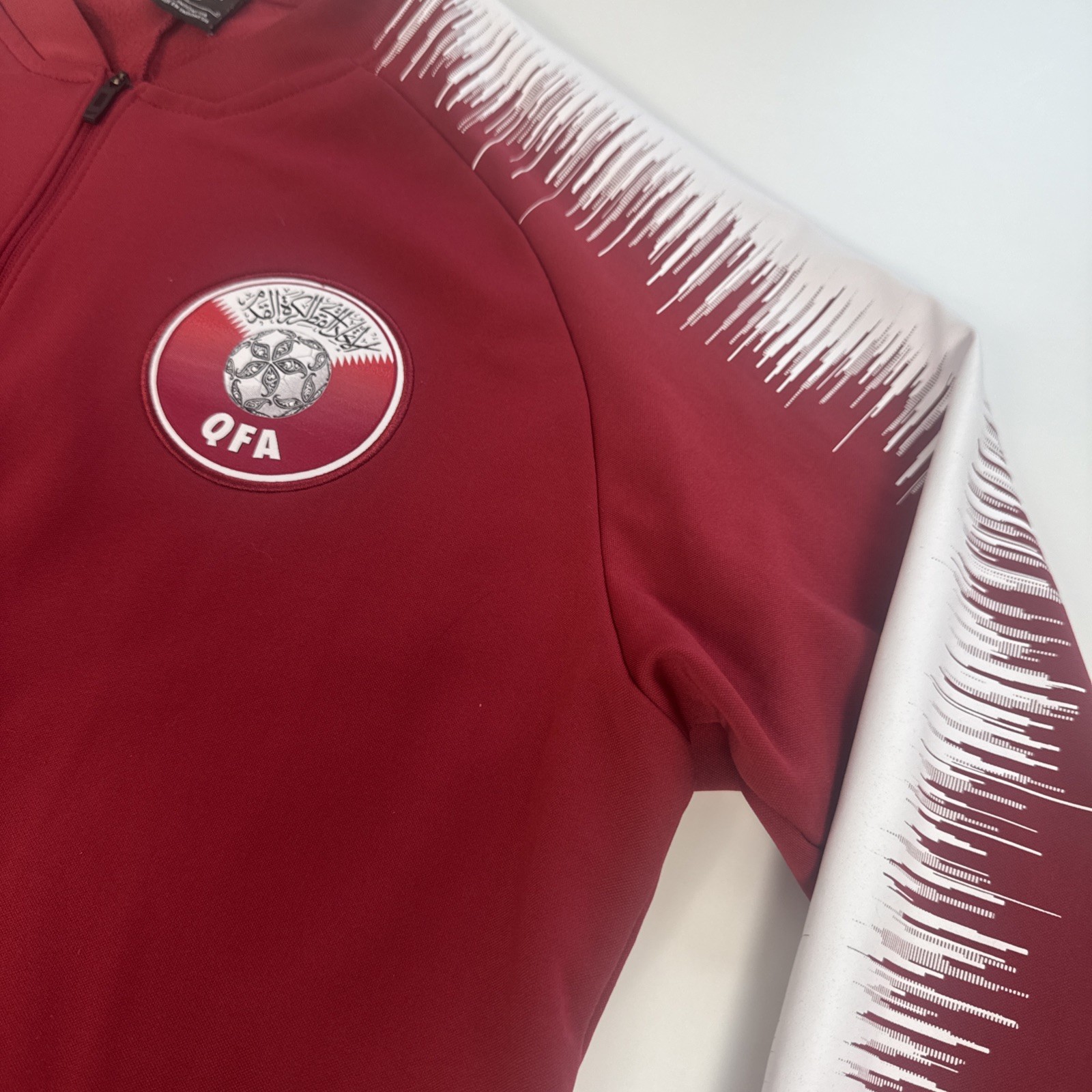 Qatar Football Nike Dri-Fit Anthem Track Jacket 2018 2019 Size Large World Cup