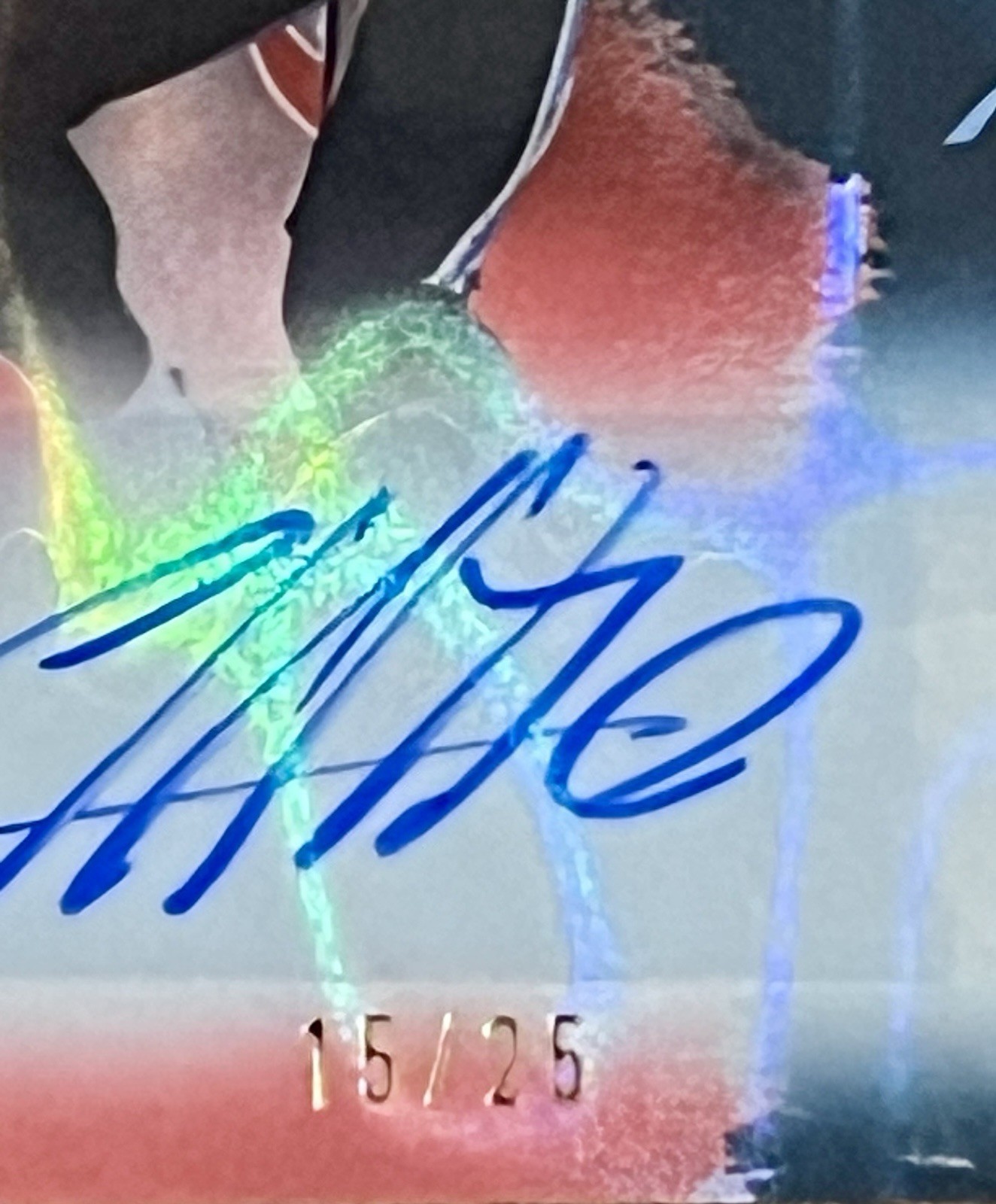 Chuba Hubbard 15/25 Red Lava Auto 2025 Topps Signature Class Carolina Panthers