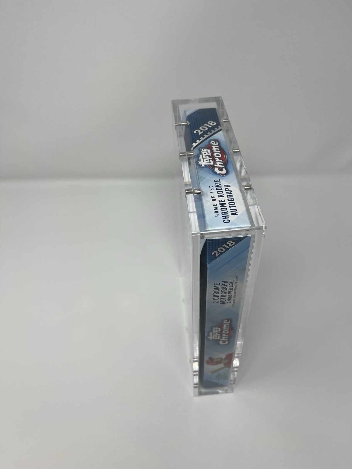 Acrylic Display Case Magnetic Lid FITS 2018 Topps Chrome Baseball Hobby Box