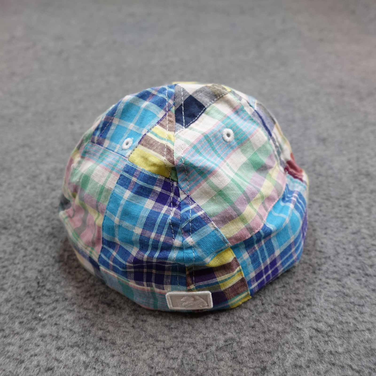 New York Yankees Hat Cap Fitted Size 7 7/8 MLB New Era 59FIFTY Patchwork Plaid