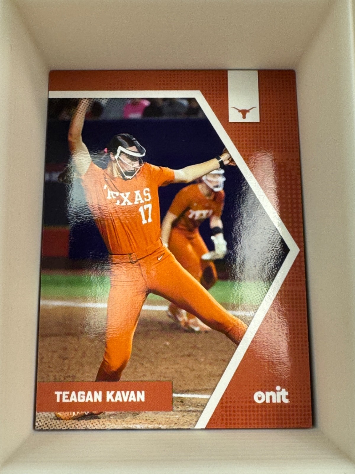 2026 Texas Longhorns Softball Onit Trading Card Base, Photo Variation & Insert