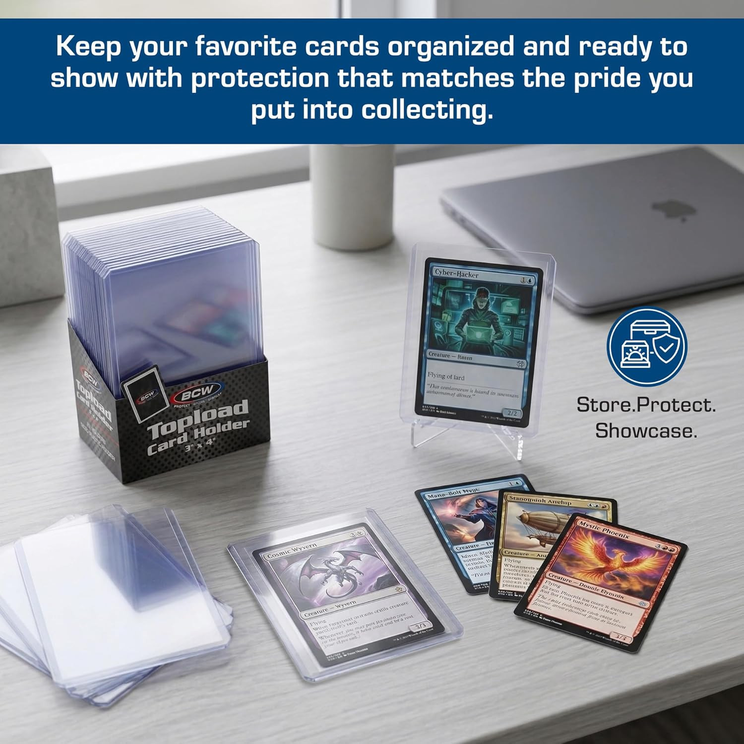 3″ X 4″ Topload Card Holder for Standard Trading Cards up to 20 Pts 25
