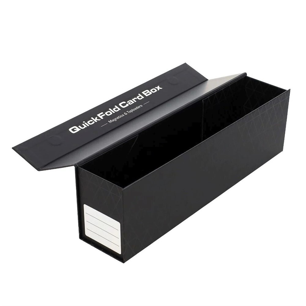 Pack of 3 BCW QuickFold Trading Card Magnetic or Toploader Storage Card Boxes