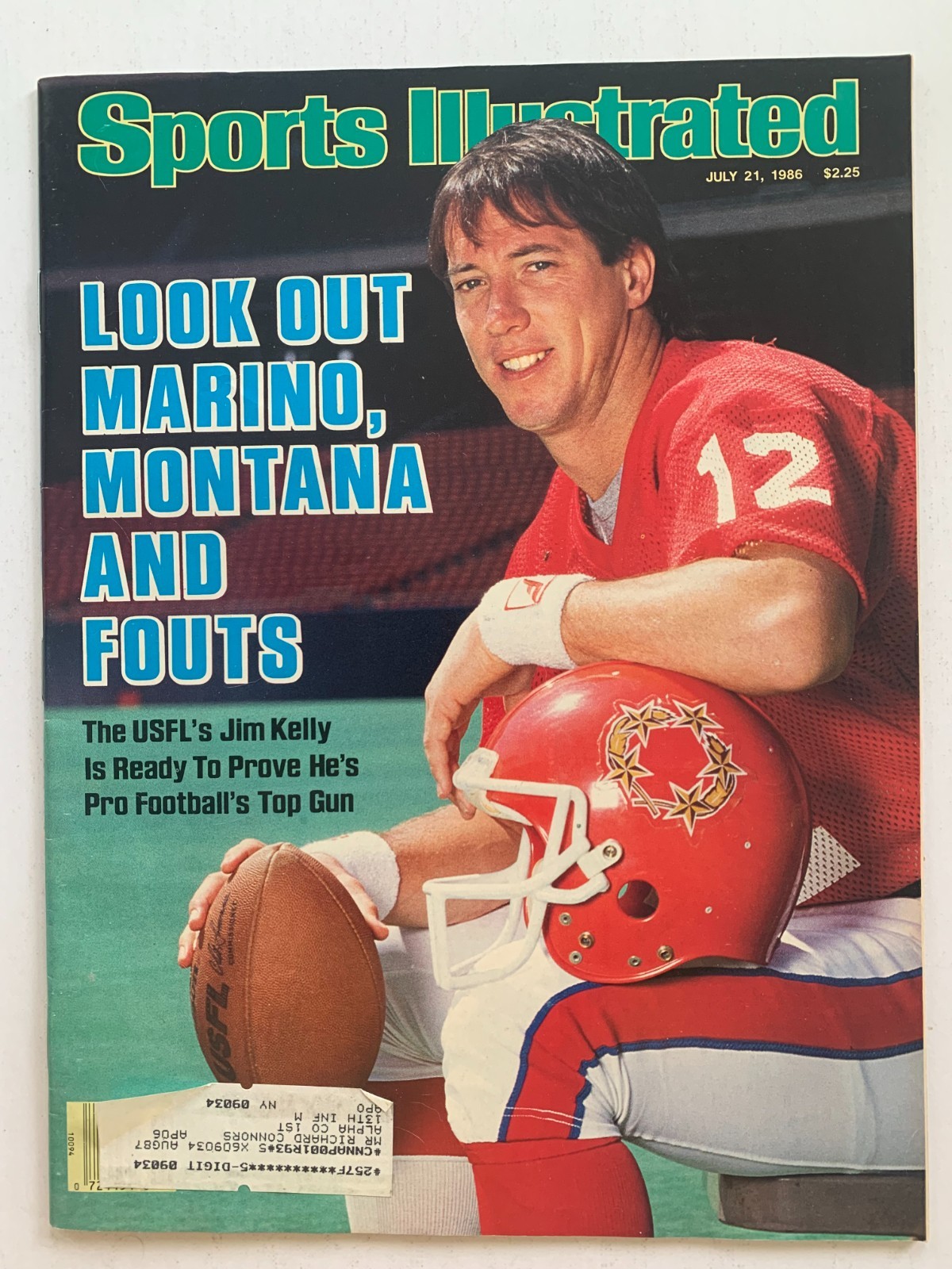 Sports Illustrated (’93 & ’96) – New Jersey Generals: J. Kelly & H. Walker!!