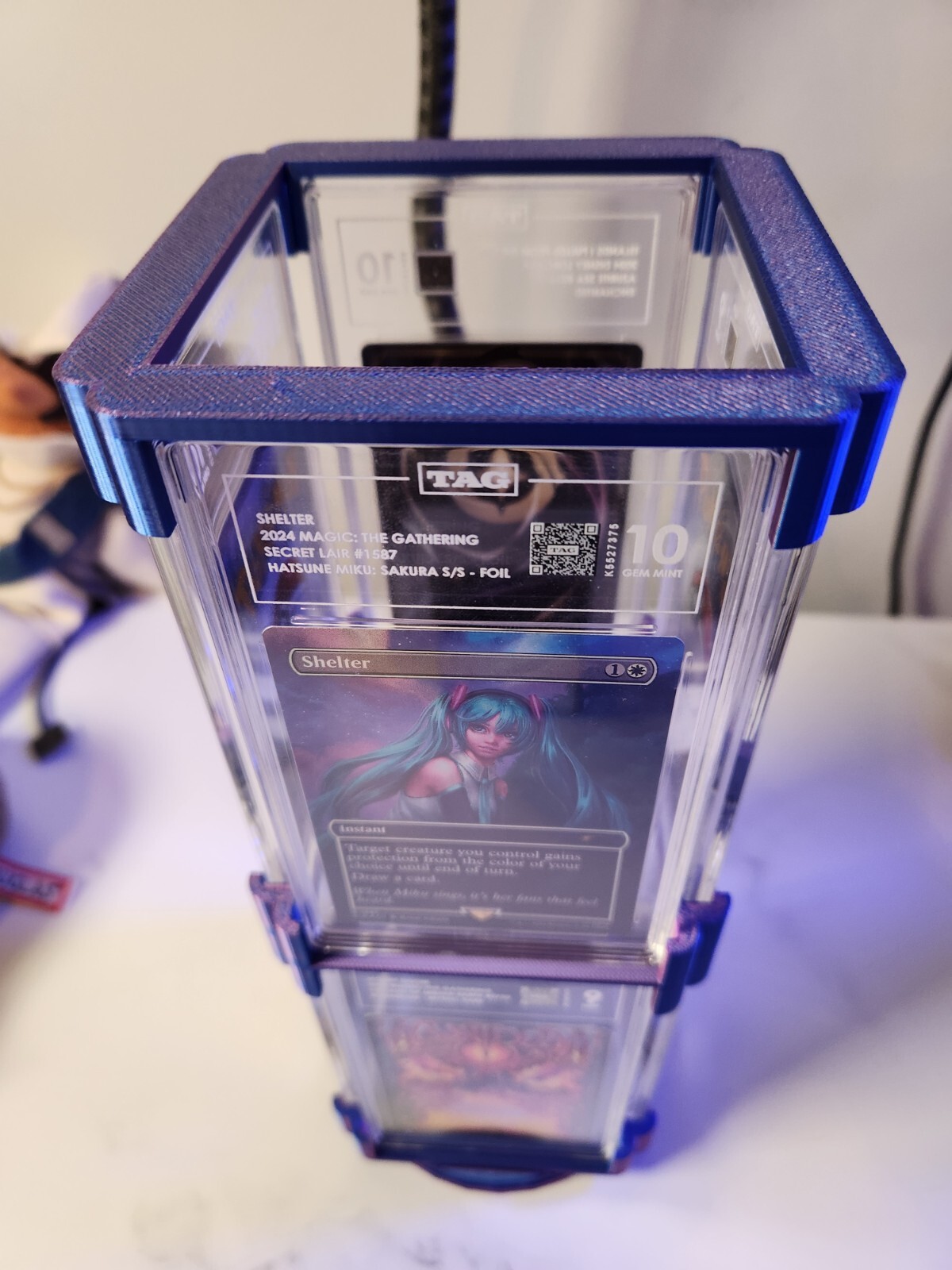 Graded Card Stand – Compatible with TAG – Turnable 360 Card Display – SlabTower