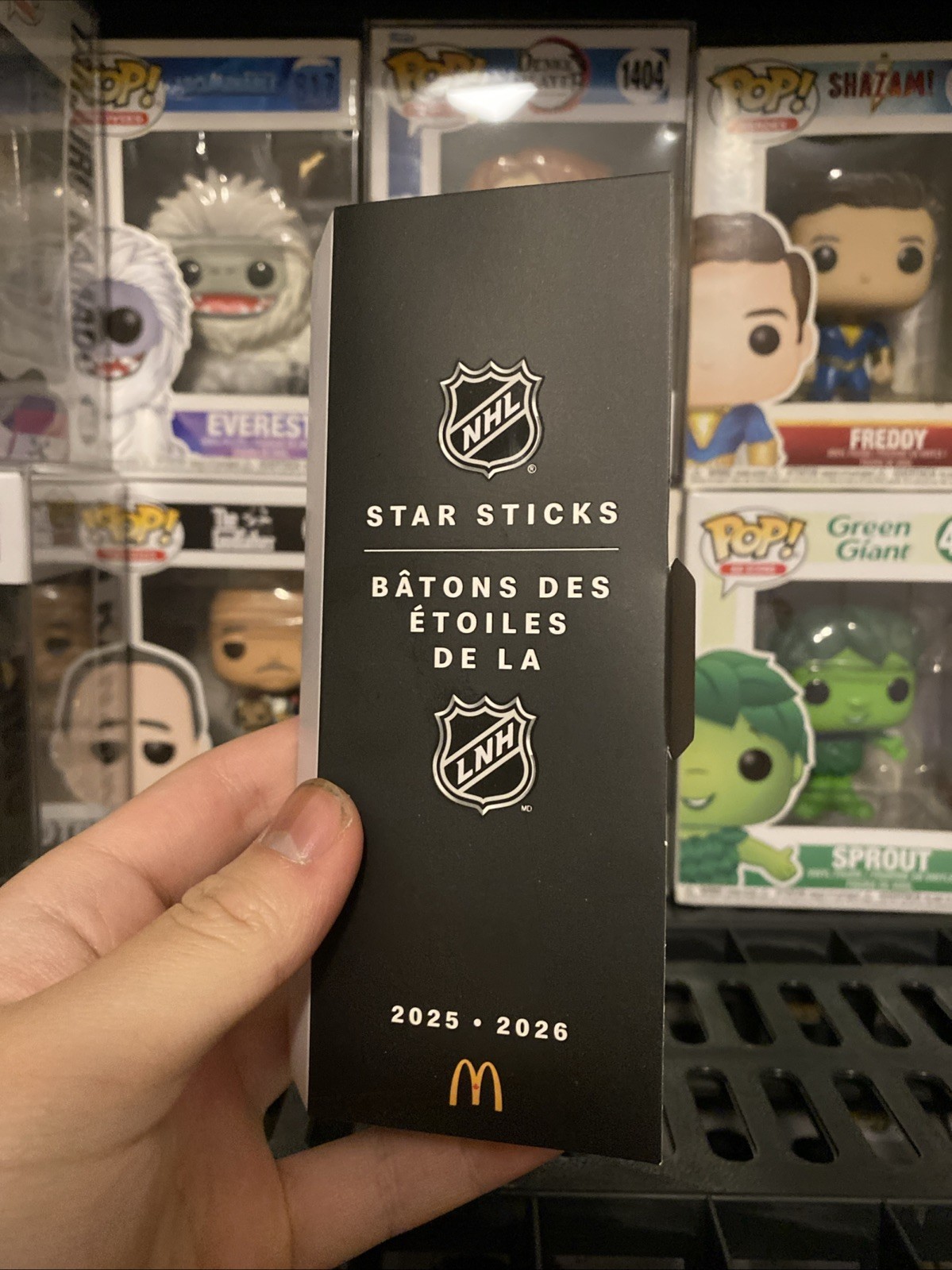2026 NHL McDonalds Star Sticks Canada Exclusive Macklin Celibrini – Ship to US