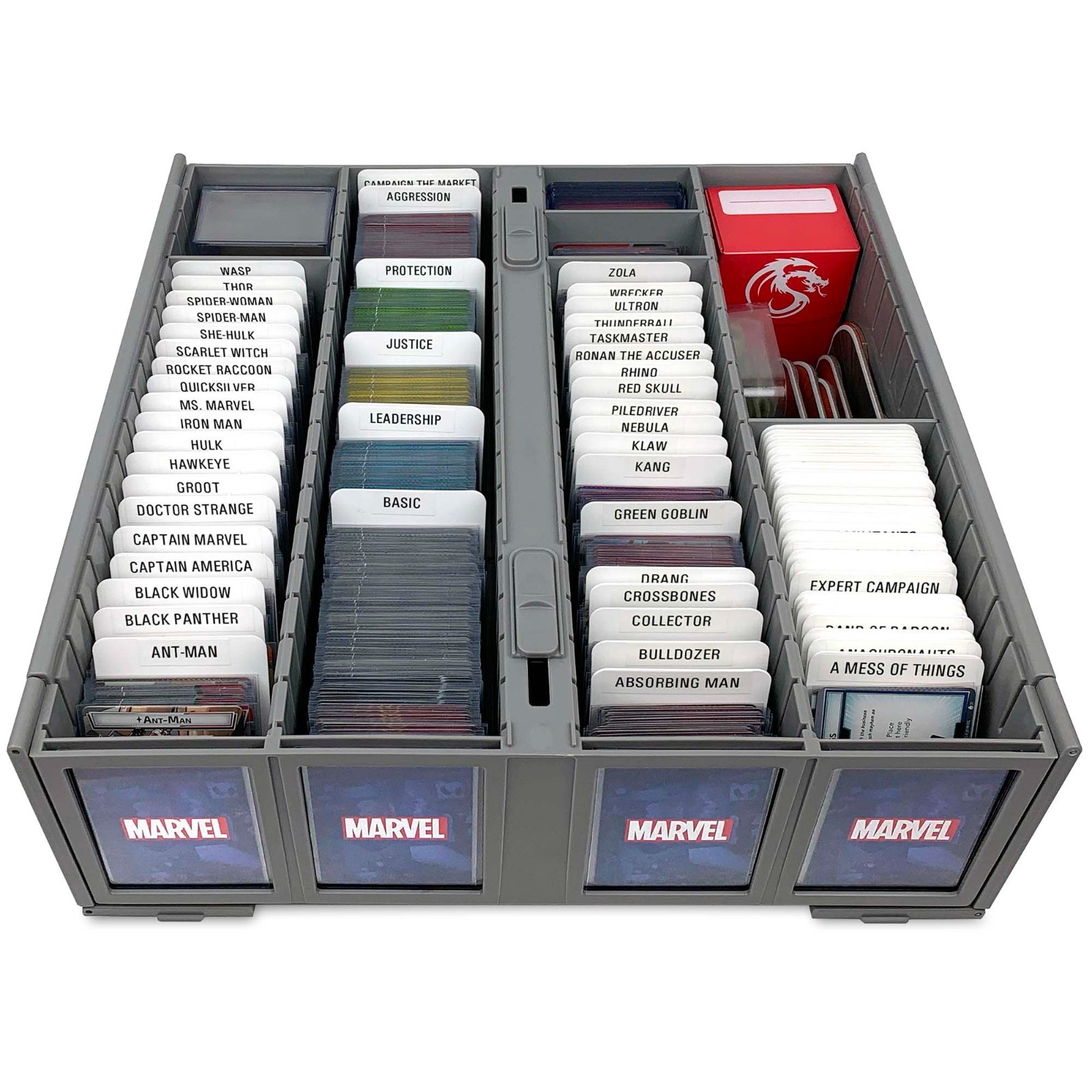 BCW Collectible Card Bin Hold Gaming Sport Toploaders Magnetic / Deck 3200 Box