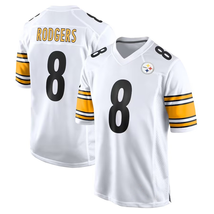 Men’s Stitched 2025 Steelers Player Game Jersey S-5XL