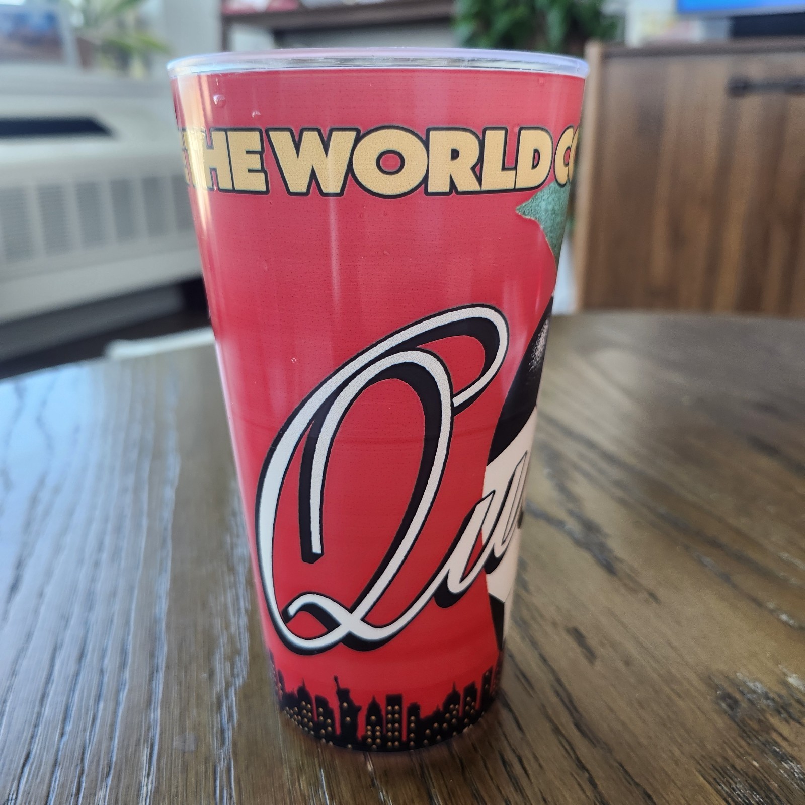 FIFA World Cup 2026 NYC Queens Souvenir Stadium Cup Plastic Uber Whirley 22oz