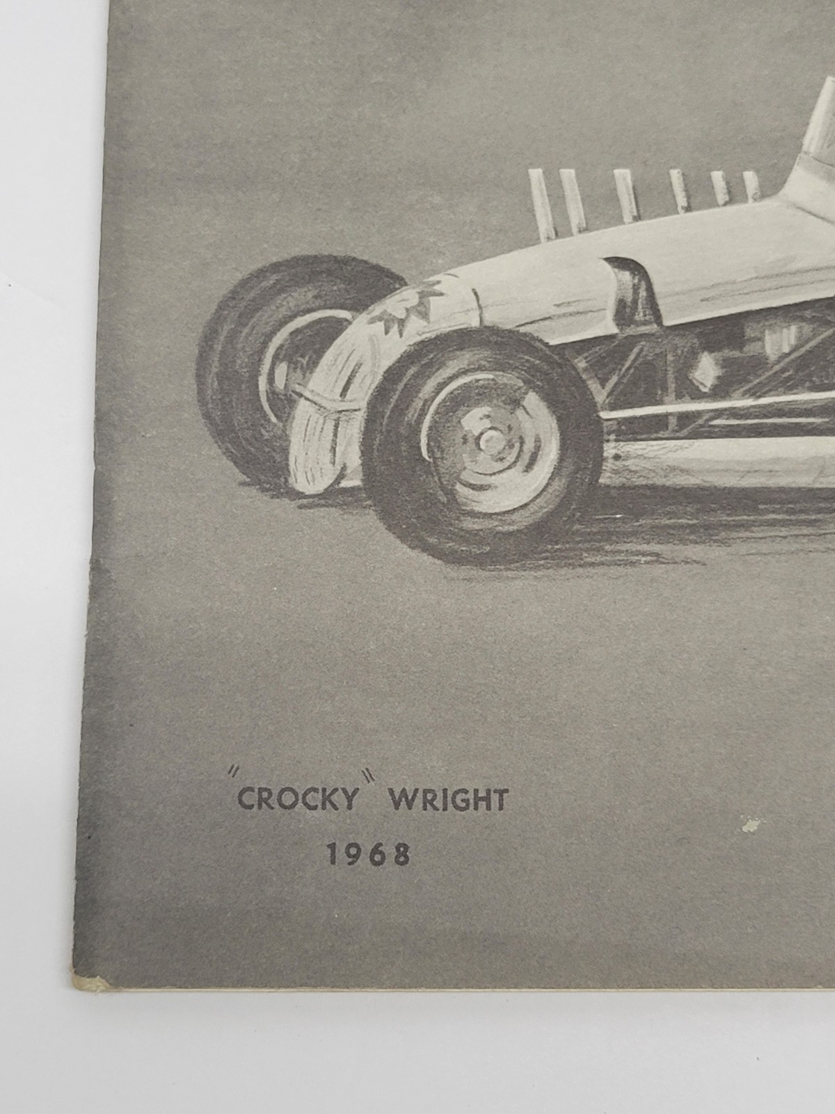 1968 Tribute Book to Midget Racer Joe Csiki, by Crocky Wright