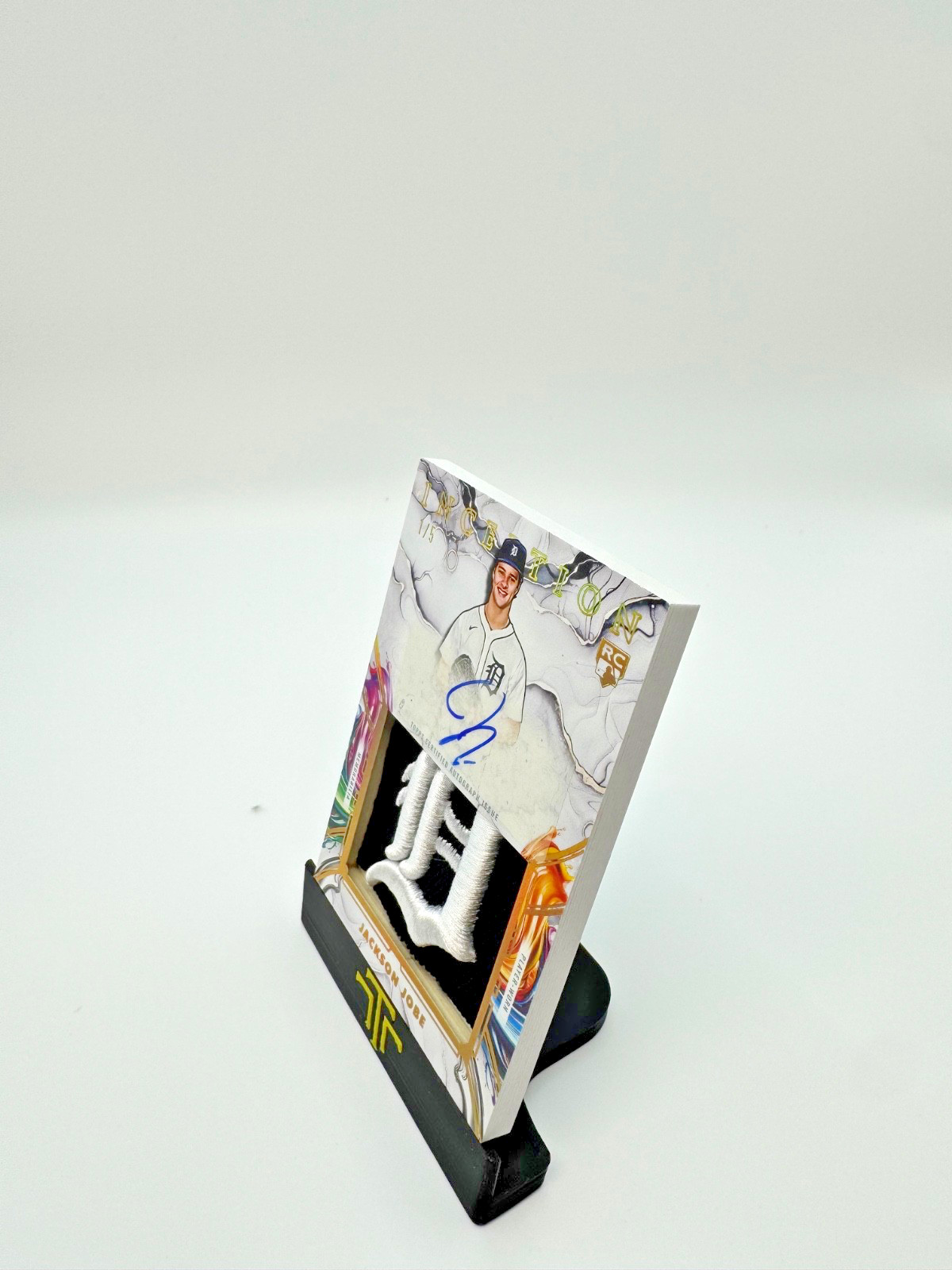 2025 Topps Inception Baseball Jackson Jobe Jumbo Relic Hat Auto 1/5 RC Tigers 🔥