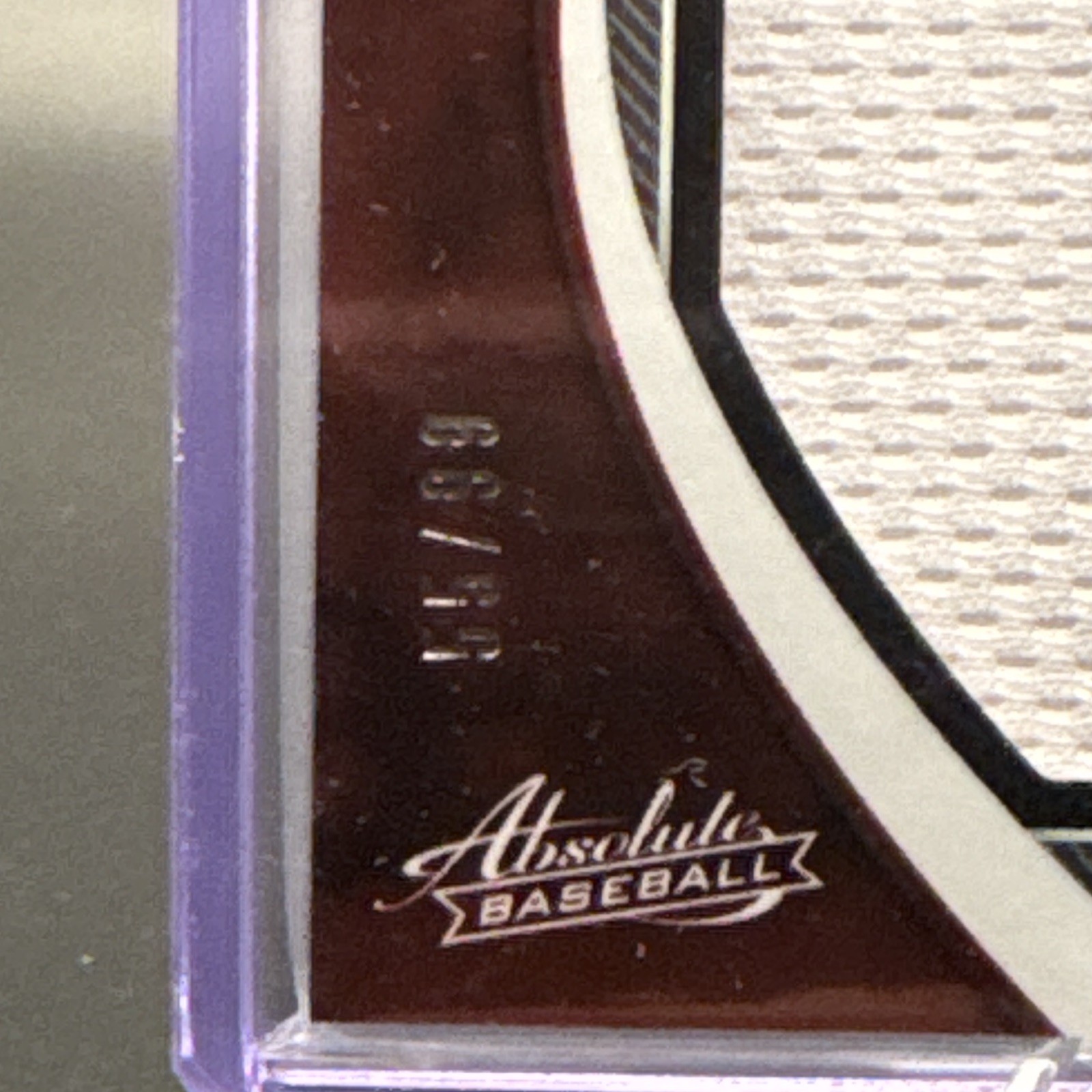 Panini 2021 Absolute Erick Fedde Patches Memorabilia Insert #PAT-EF /99
