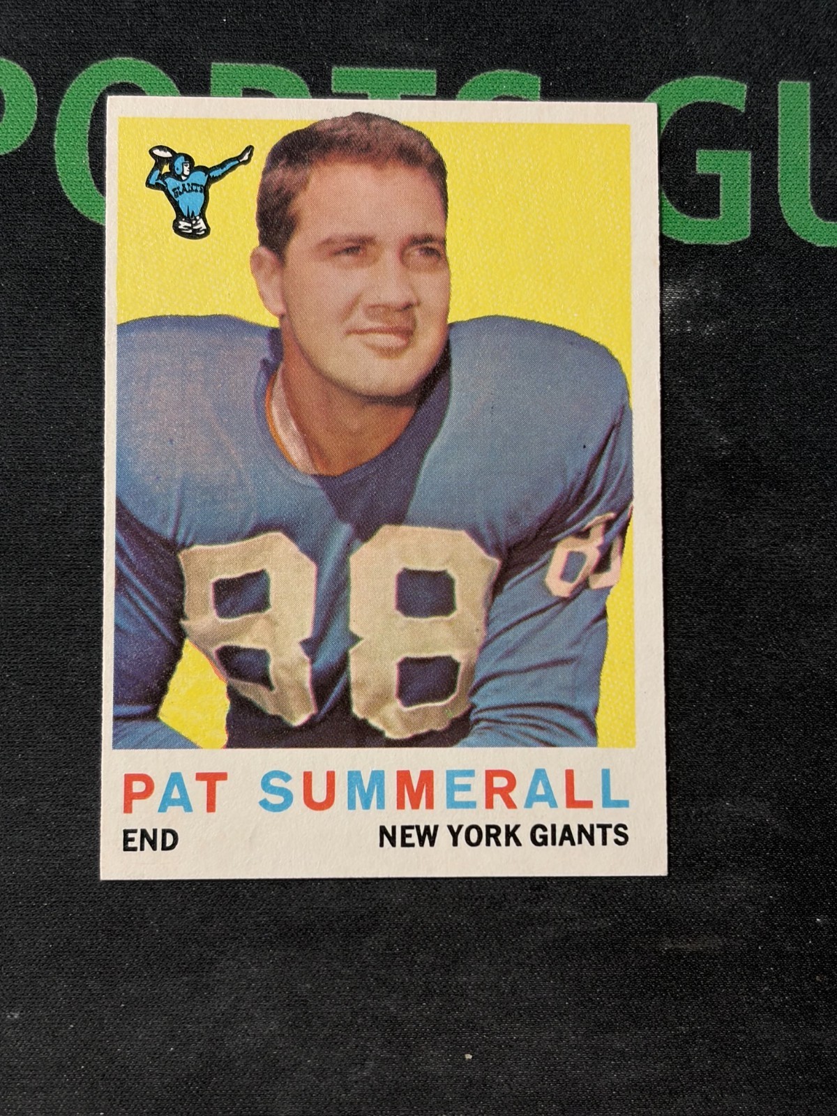 1959 Topps #41 Pat Summerall EX to NM Former Grader