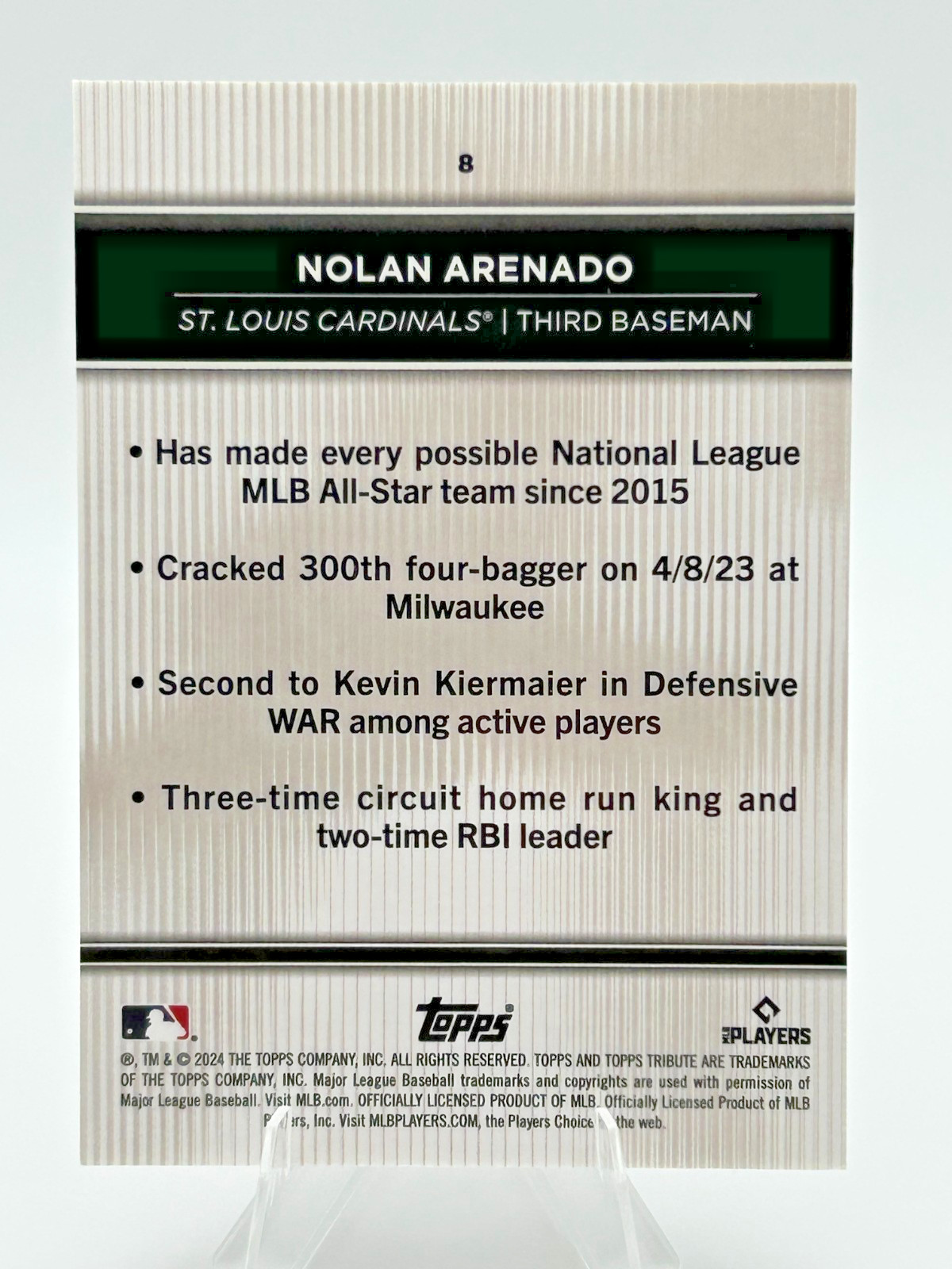 2024 Topps Tribute Orange Nolan Arenado /25